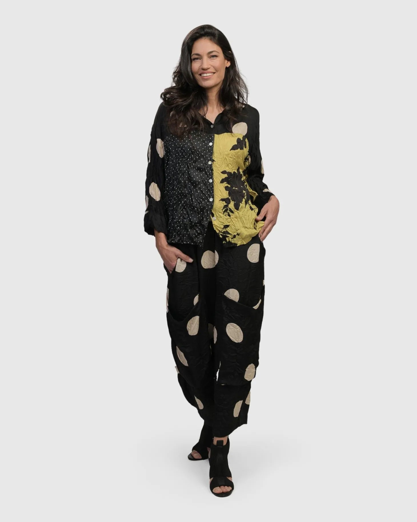 Women Alembika Party Pants, Circles