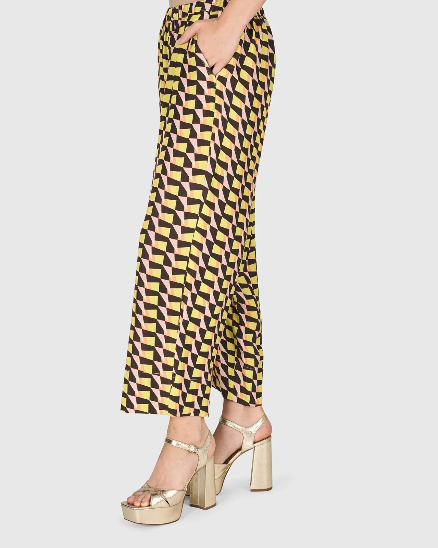 Women Alembika Penrose Pants, Geometric