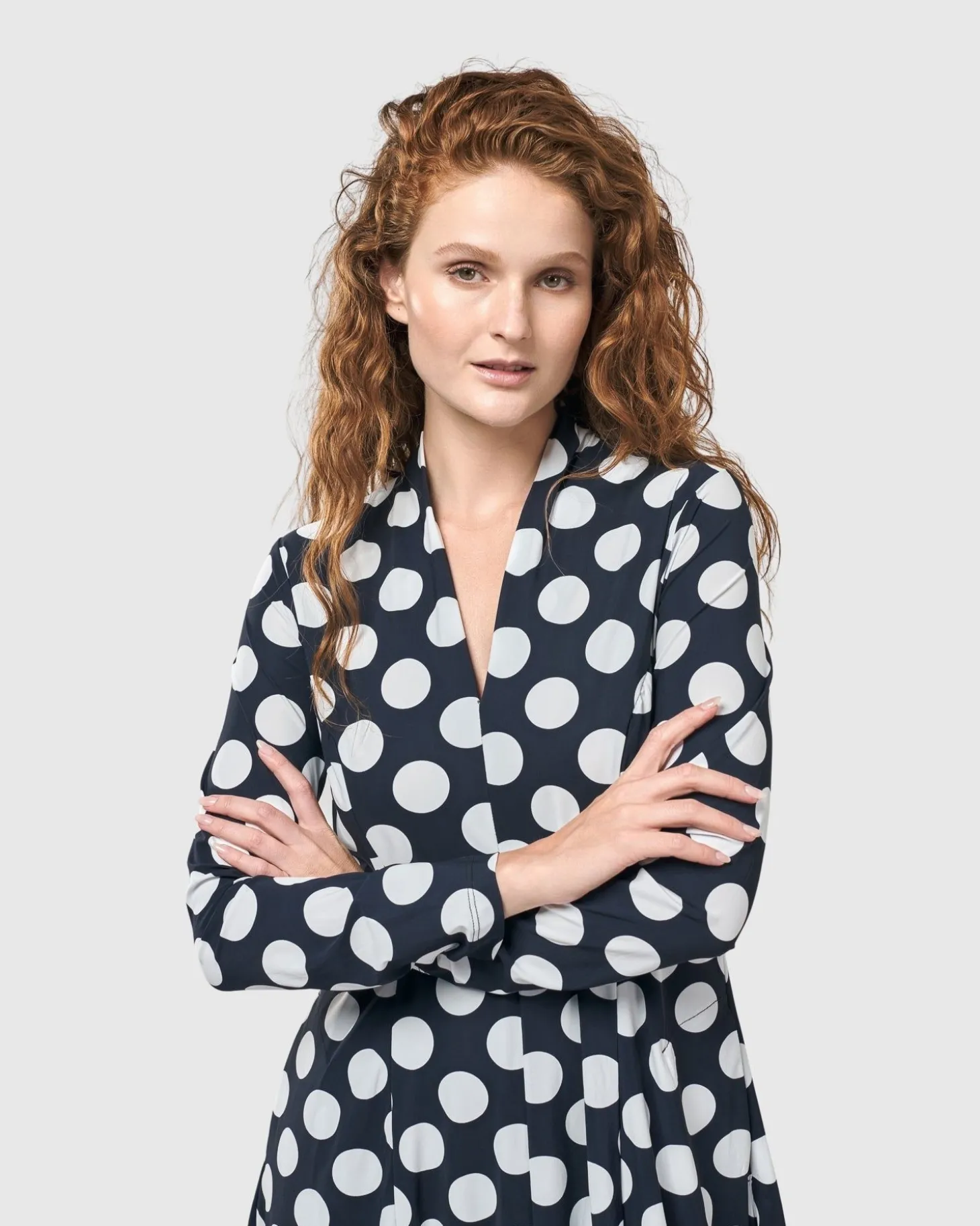Women Alembika Piper Cocoon Dress, Circles