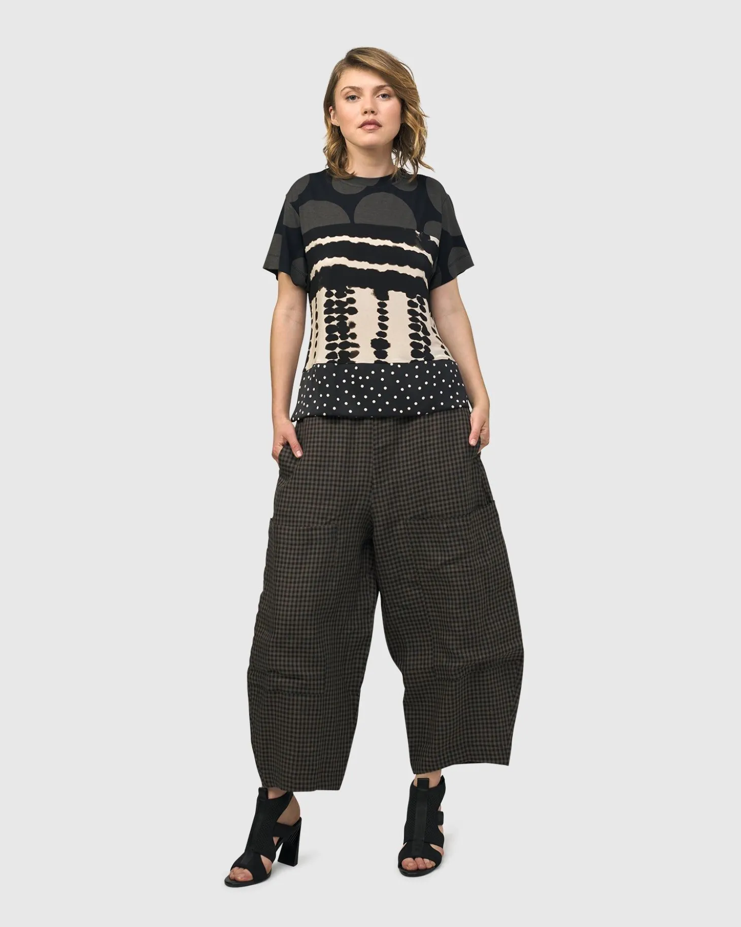Women Alembika Pisco Balloon Pants, Plaid