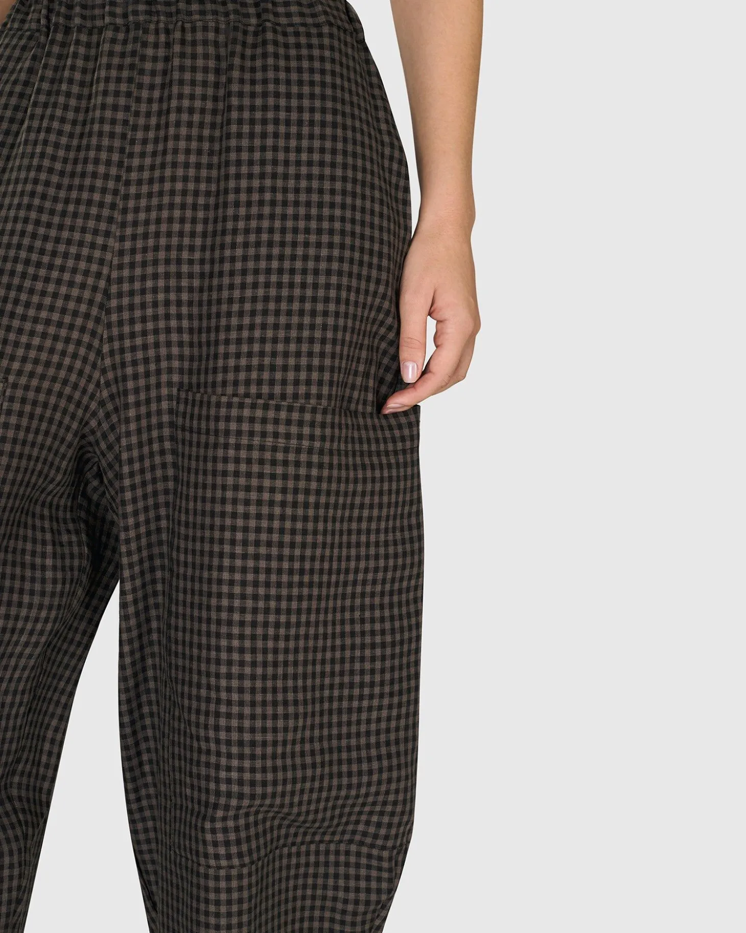 Women Alembika Pisco Balloon Pants, Plaid