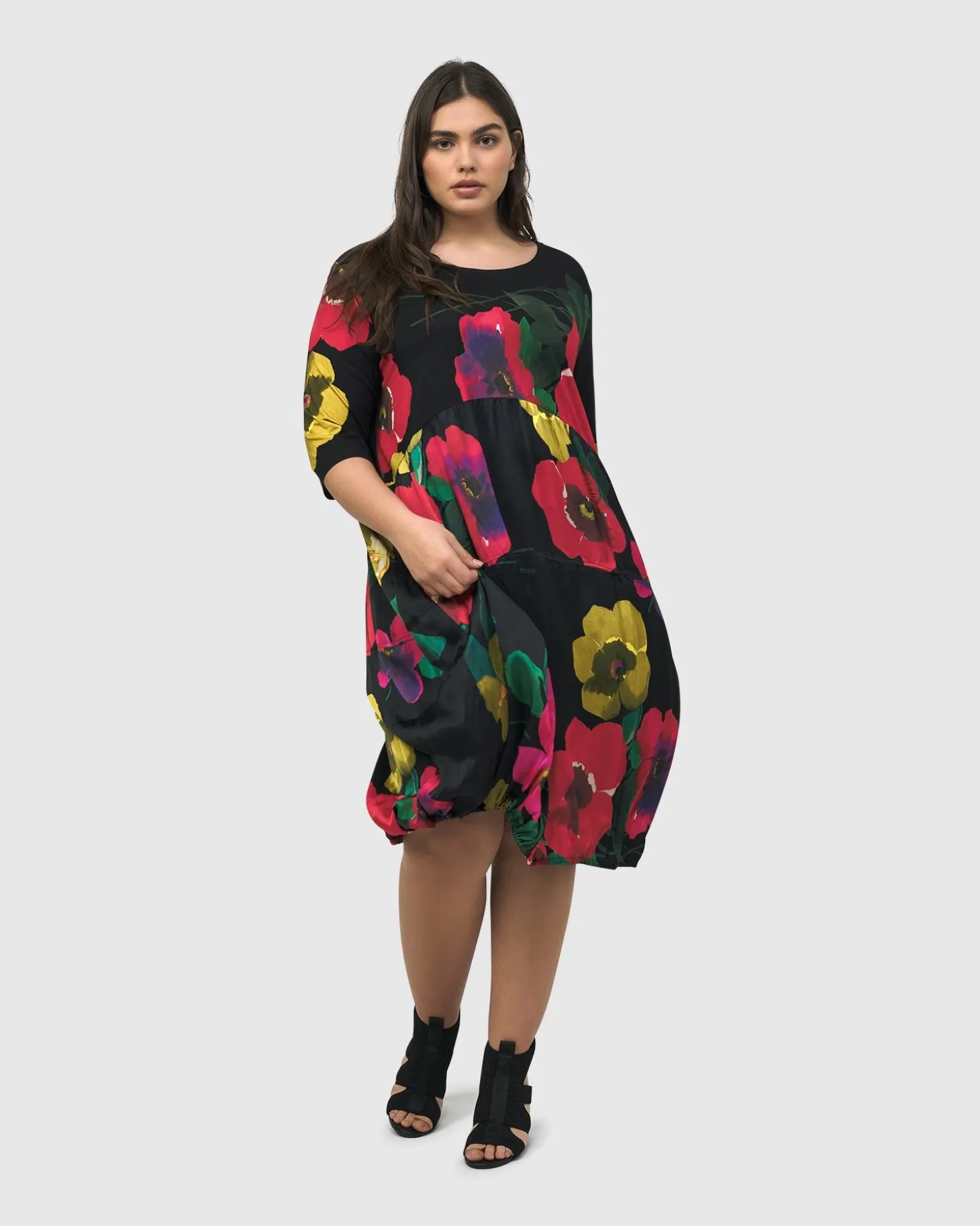 Women Alembika Poppy Relaxed Dress, Garden