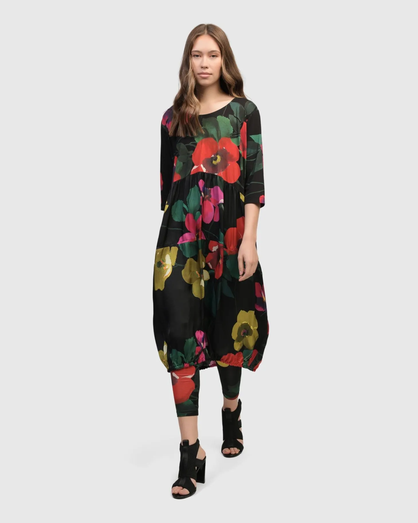 Women Alembika Poppy Relaxed Dress, Garden