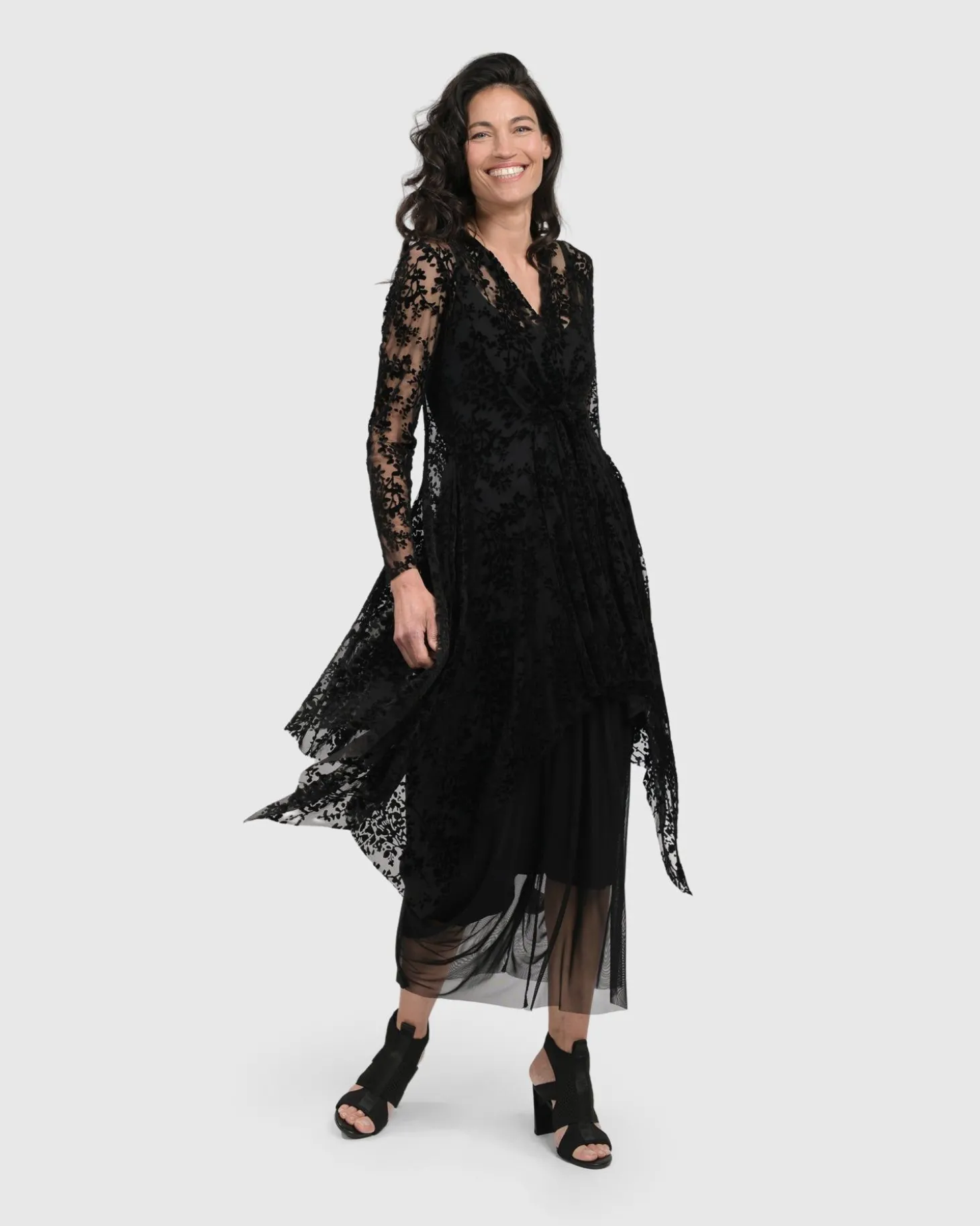 Women Alembika Racey Lacey Tunic Top, Lace