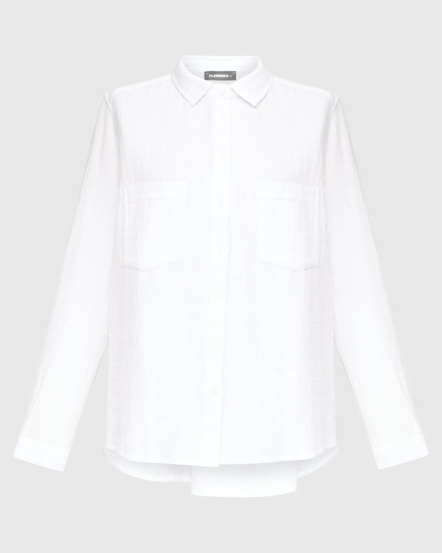 Women Alembika Recreation Button Down Top, White