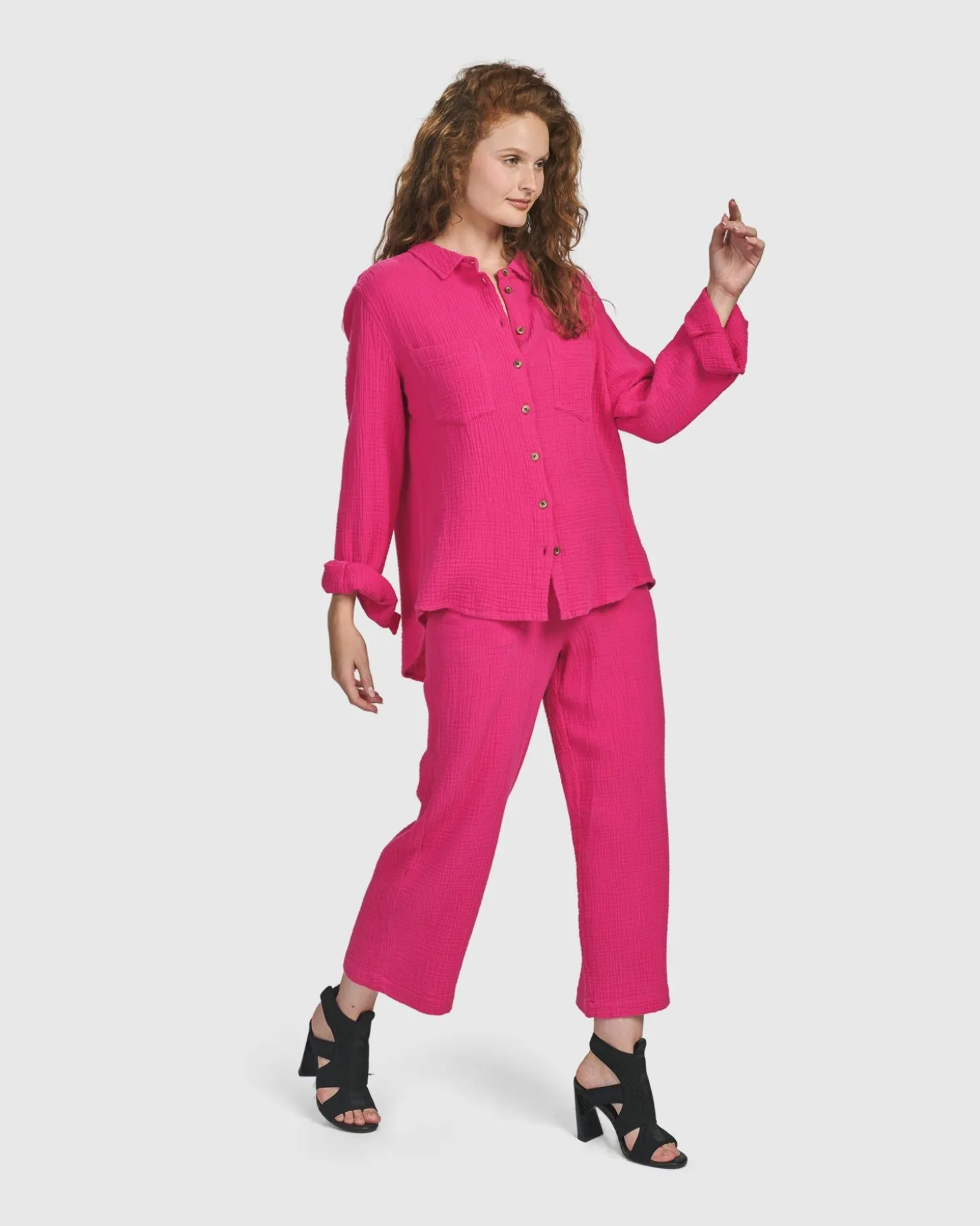 Women Alembika Recreation Pants, Fuchsia