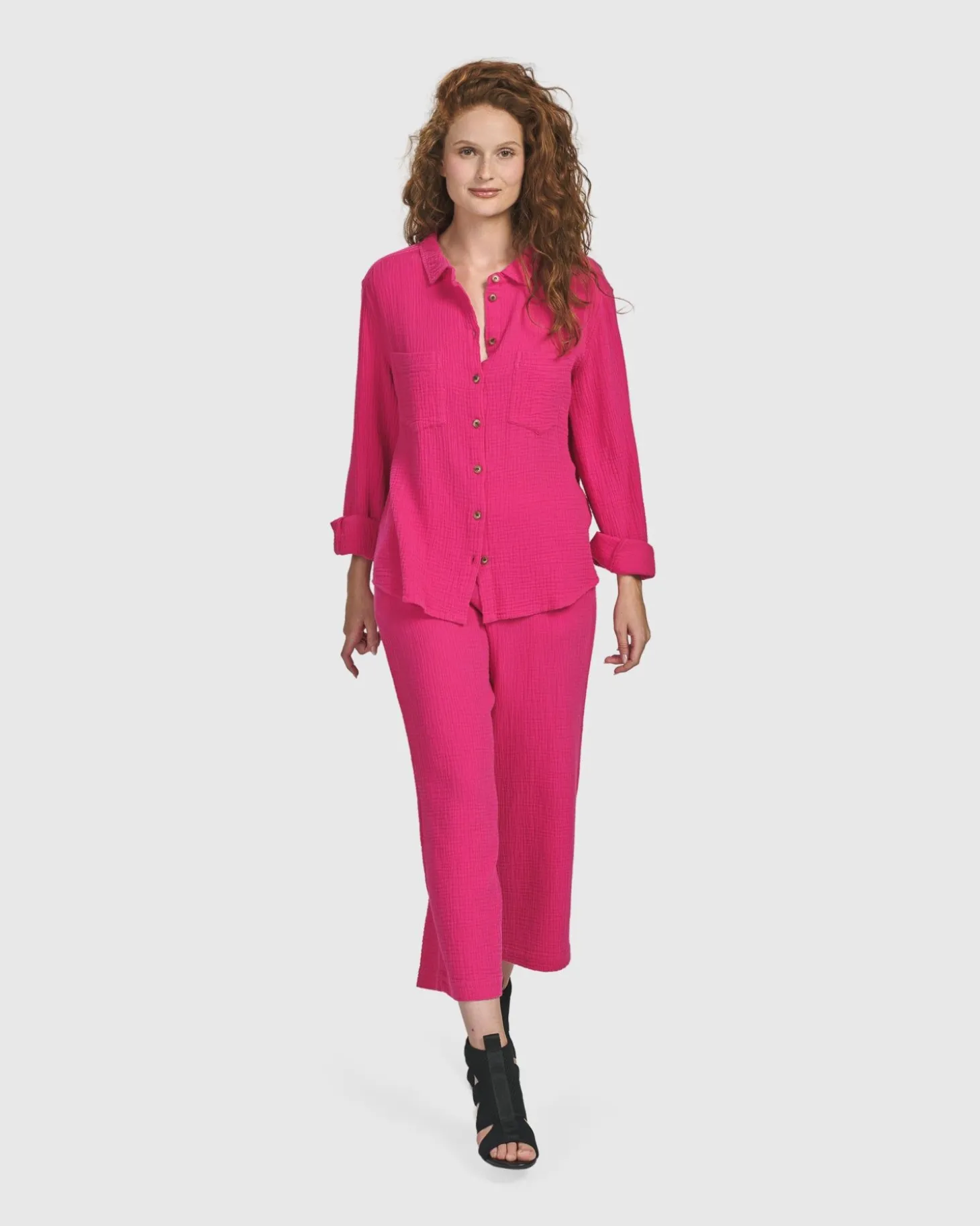Women Alembika Recreation Pants, Fuchsia
