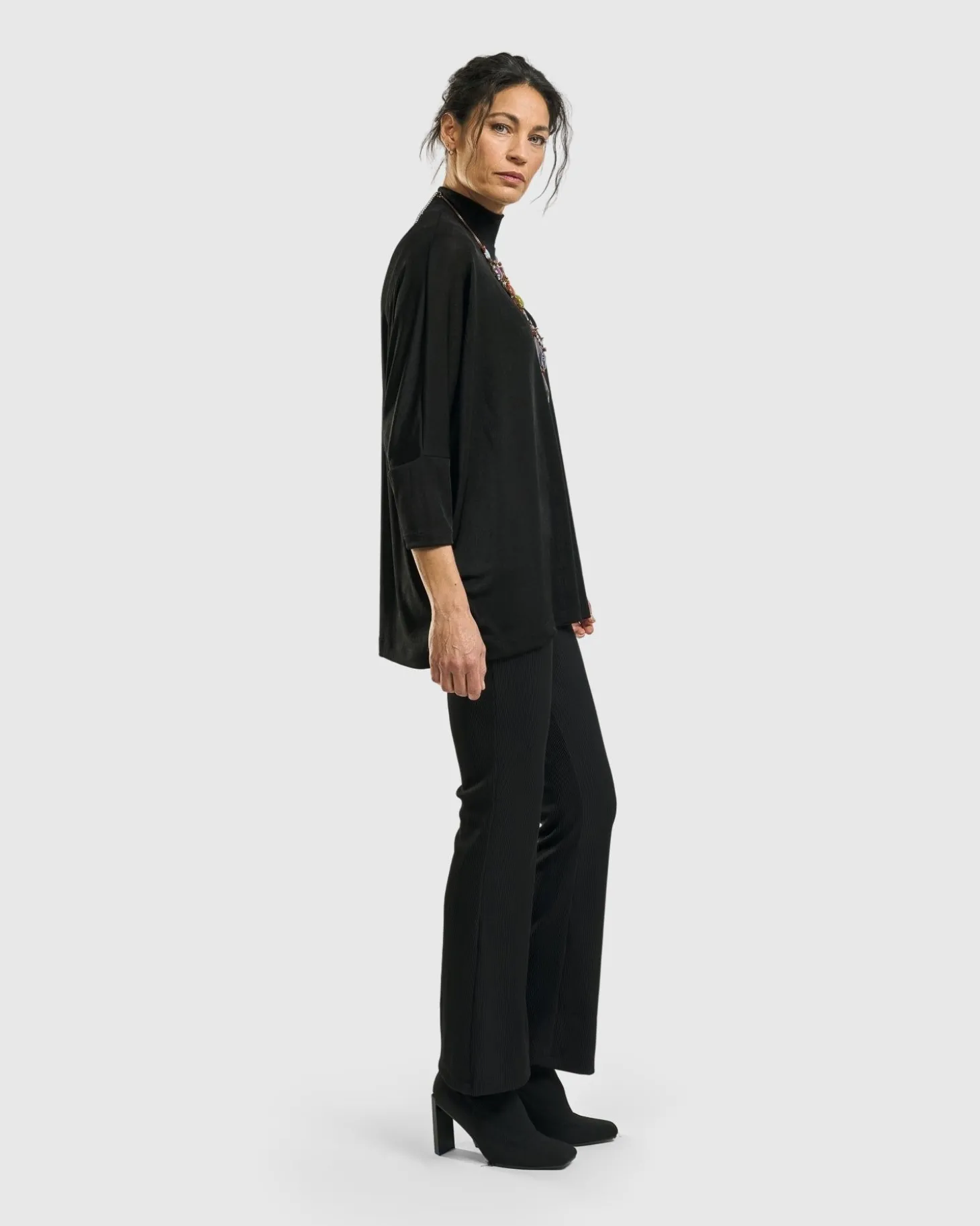 Women Alembika Rookie Mockneck Top, Black