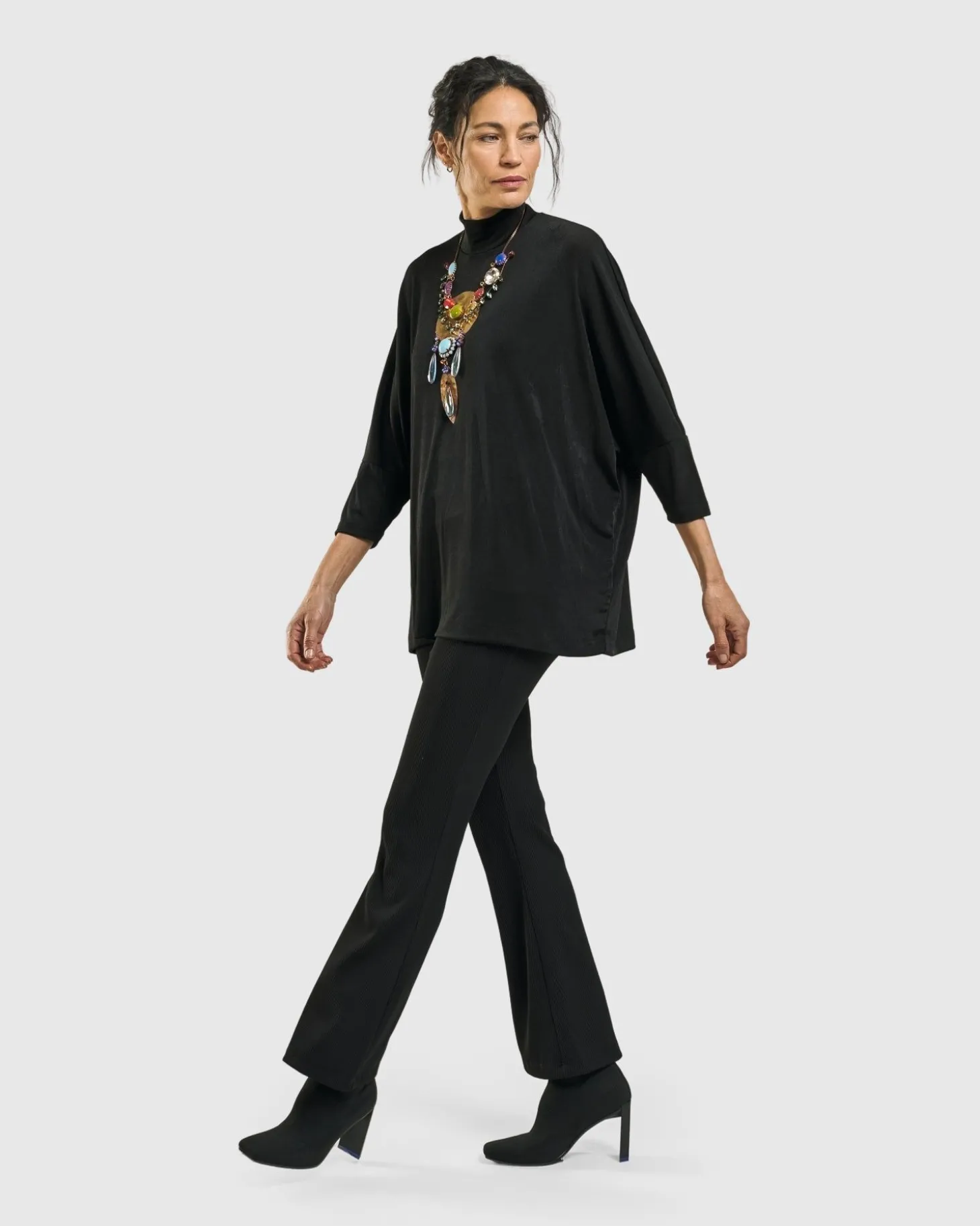 Women Alembika Rookie Mockneck Top, Black