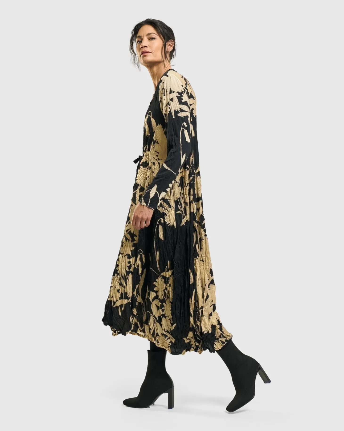 Women Alembika Rosemary Crinkle Tie Dress, Floral