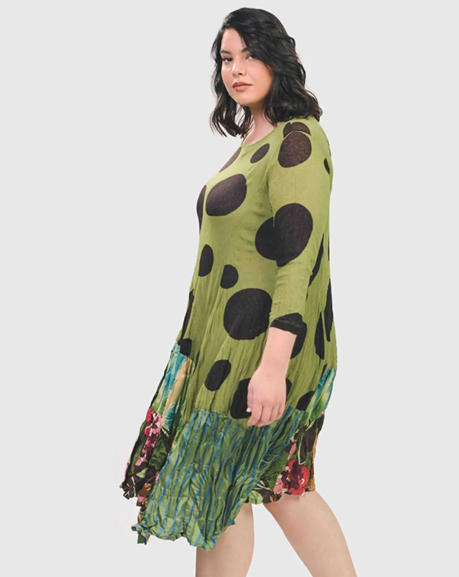 Women Alembika Sara Swing Dress, Olive