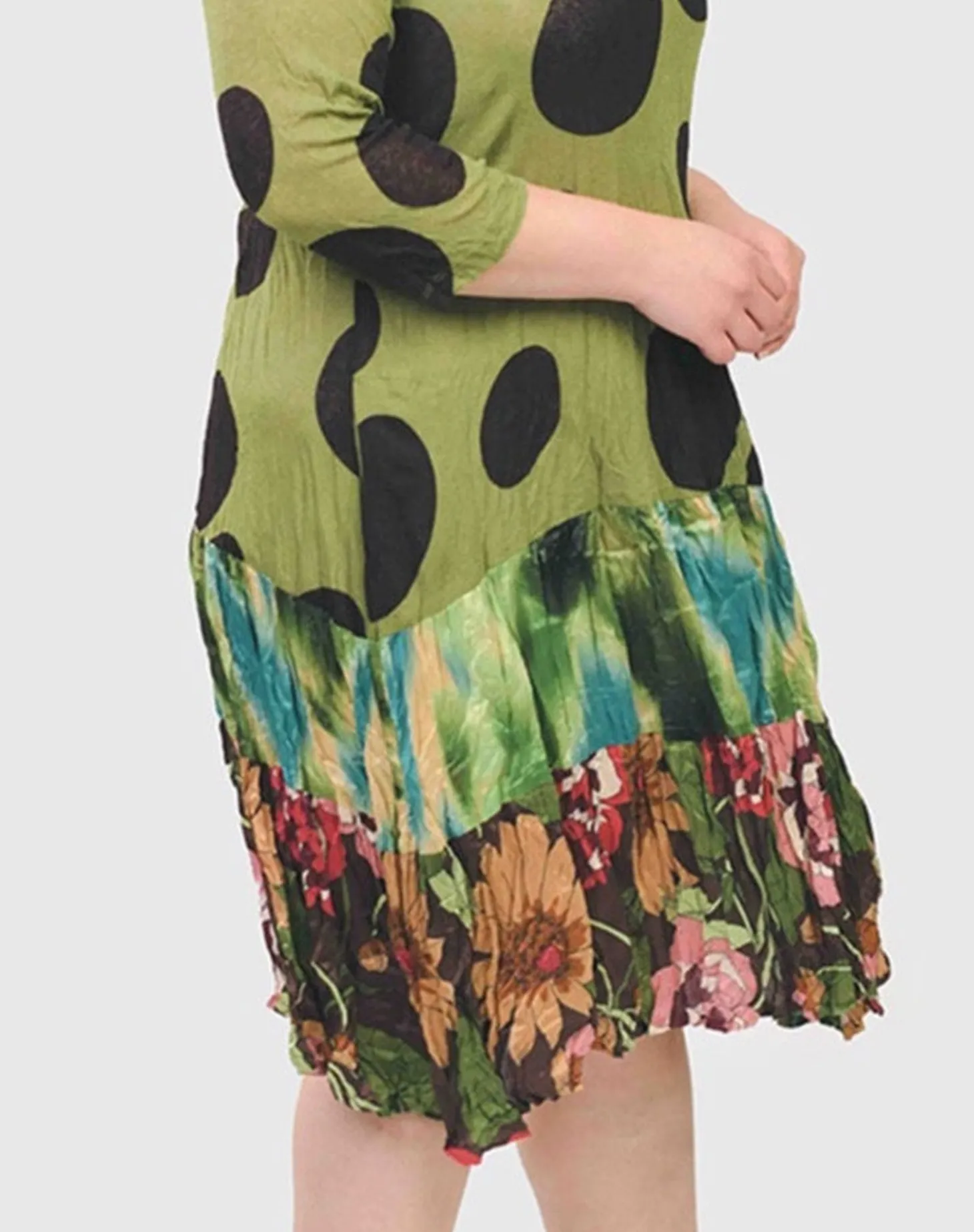 Women Alembika Sara Swing Dress, Olive