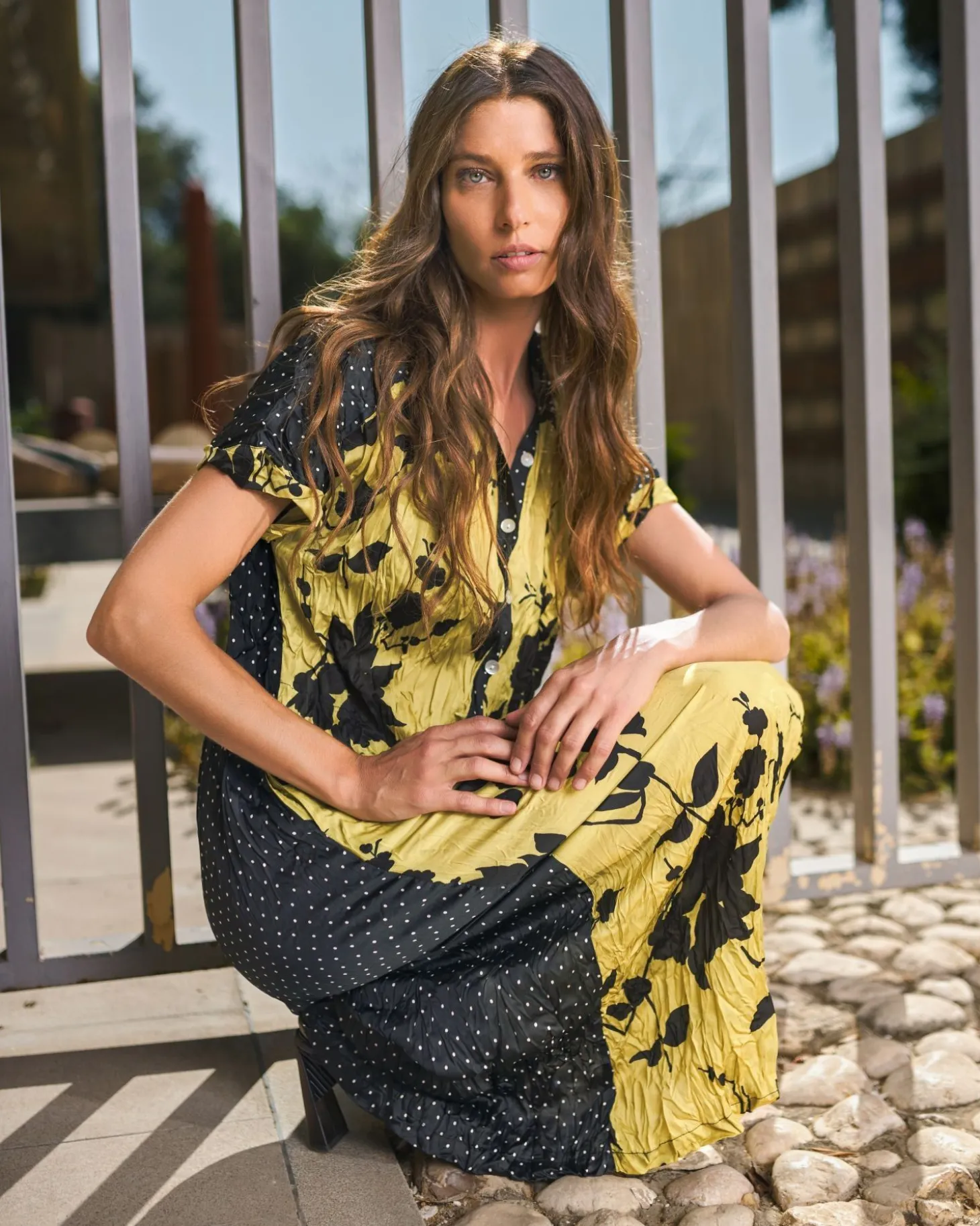 Women Alembika Sbagliato Button Down Dress, Mix