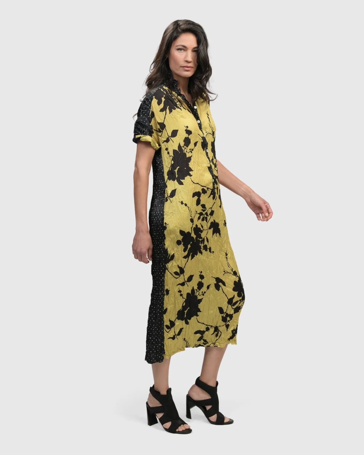 Women Alembika Sbagliato Button Down Dress, Mix