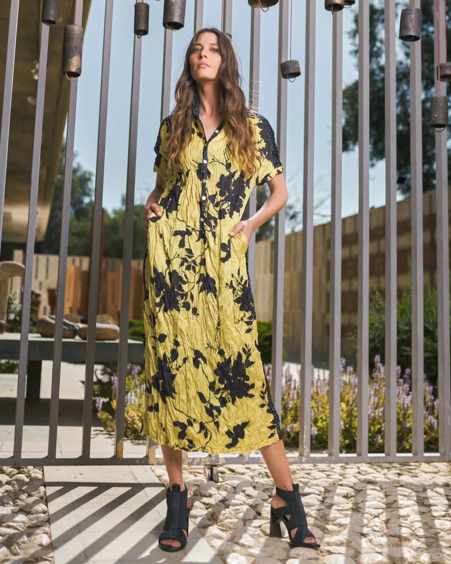 Women Alembika Sbagliato Button Down Dress, Mix