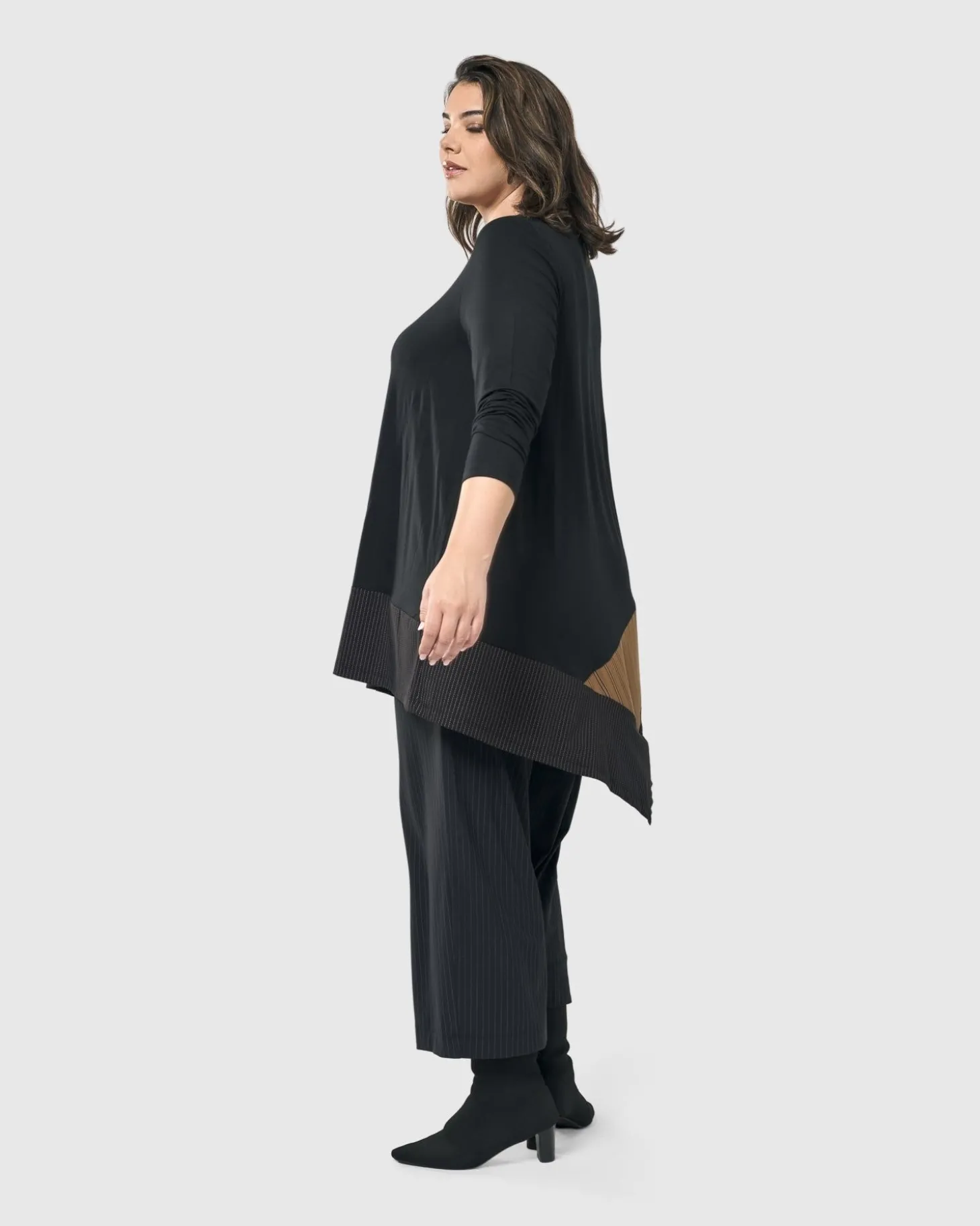 Women Alembika Sequoia Swing Tunic Top, Coffee