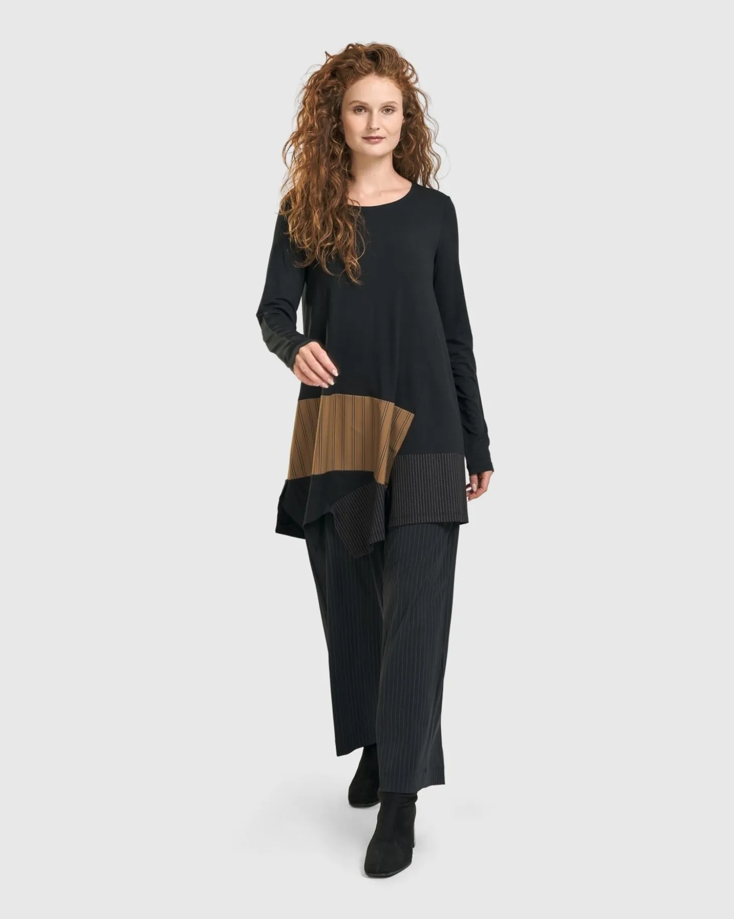 Women Alembika Sequoia Swing Tunic Top, Coffee