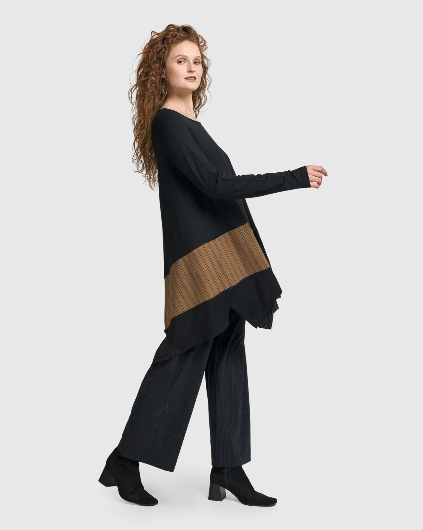 Women Alembika Sequoia Swing Tunic Top, Coffee