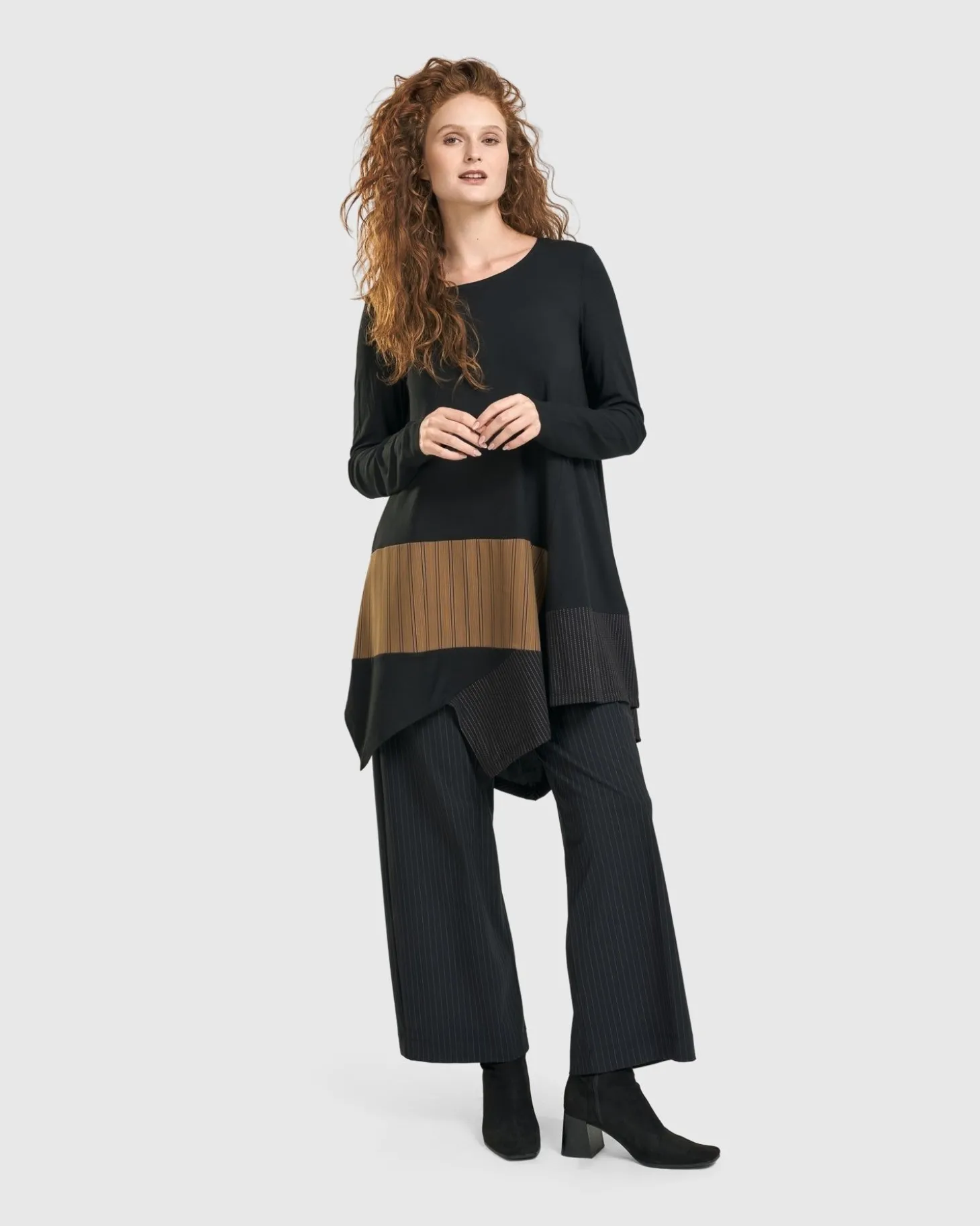Women Alembika Sequoia Swing Tunic Top, Coffee