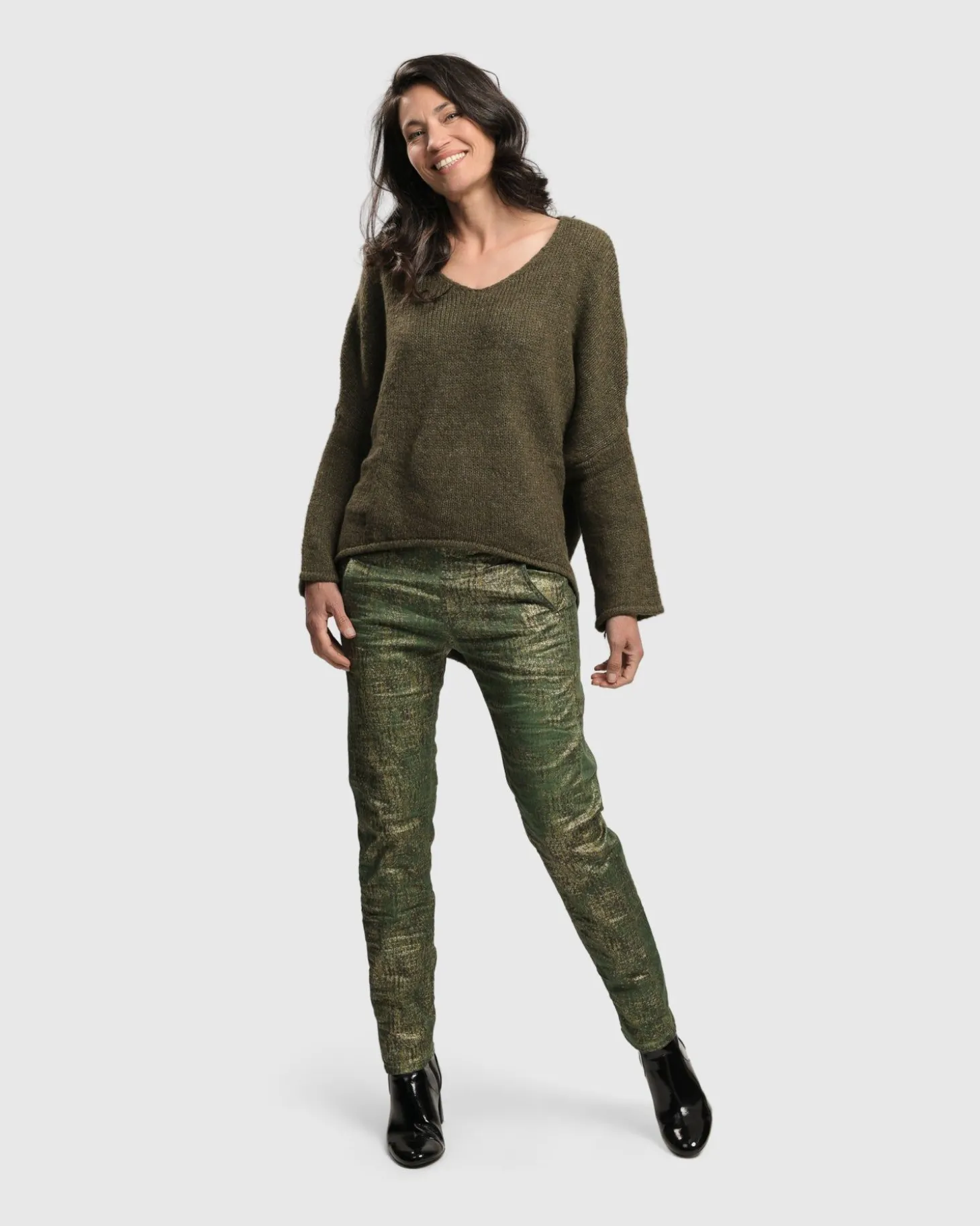 Women Alembika Siesta Oversized Sweater, Taupe