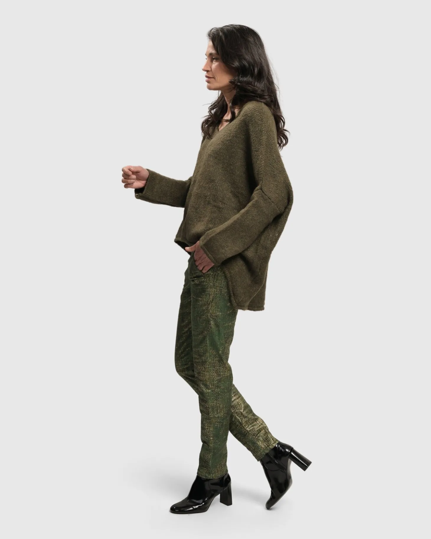 Women Alembika Siesta Oversized Sweater, Taupe