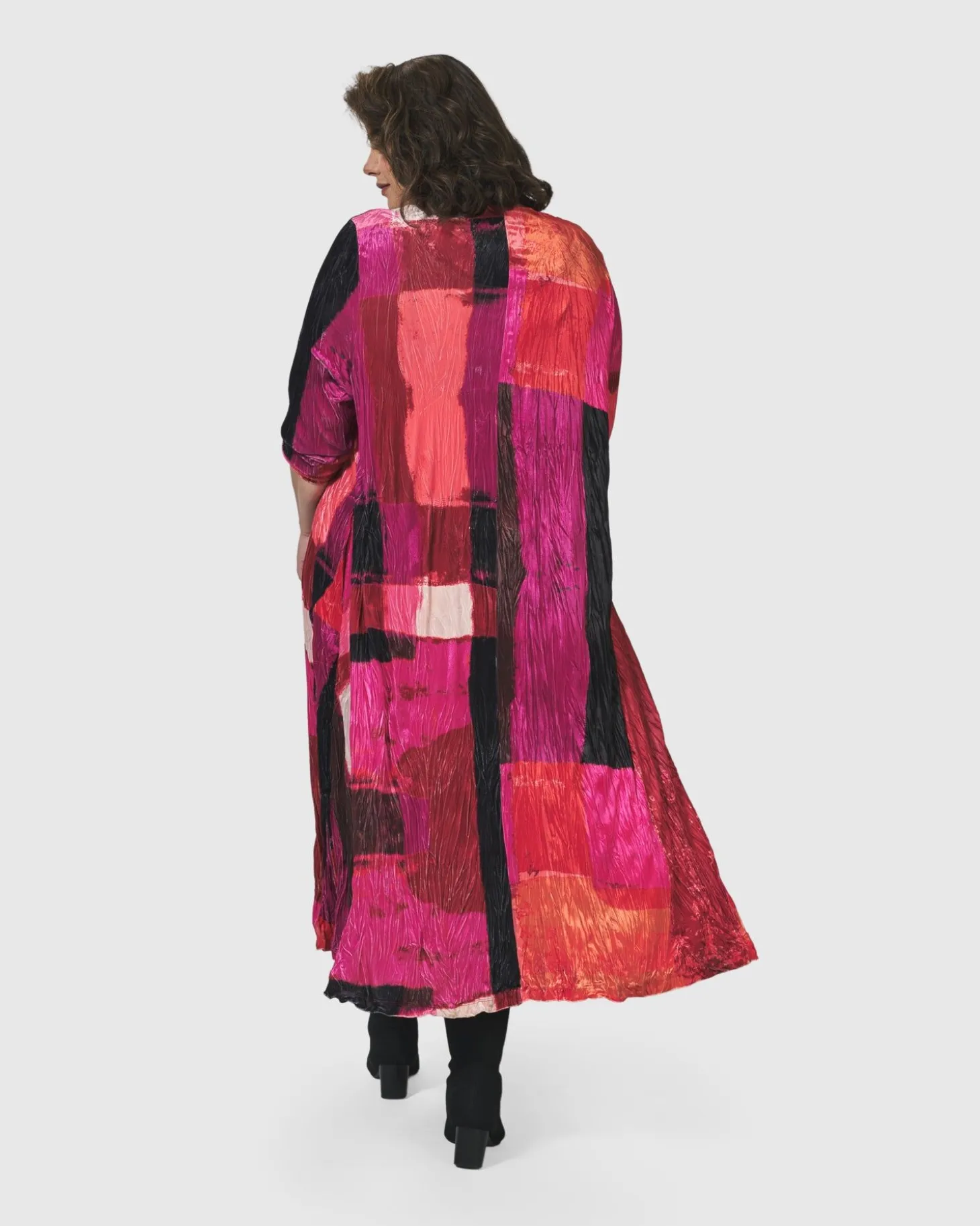 Women Alembika Sunset Strip Maxi Dress, Magenta