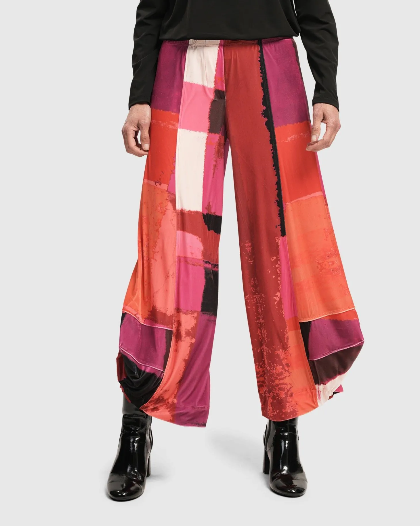 Women Alembika Sunset Strip Punto Pants, Magenta