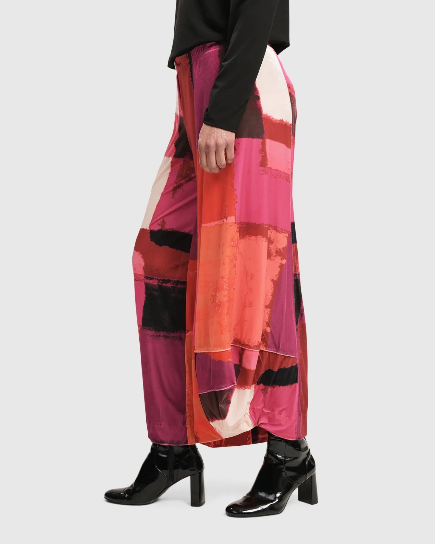 Women Alembika Sunset Strip Punto Pants, Magenta