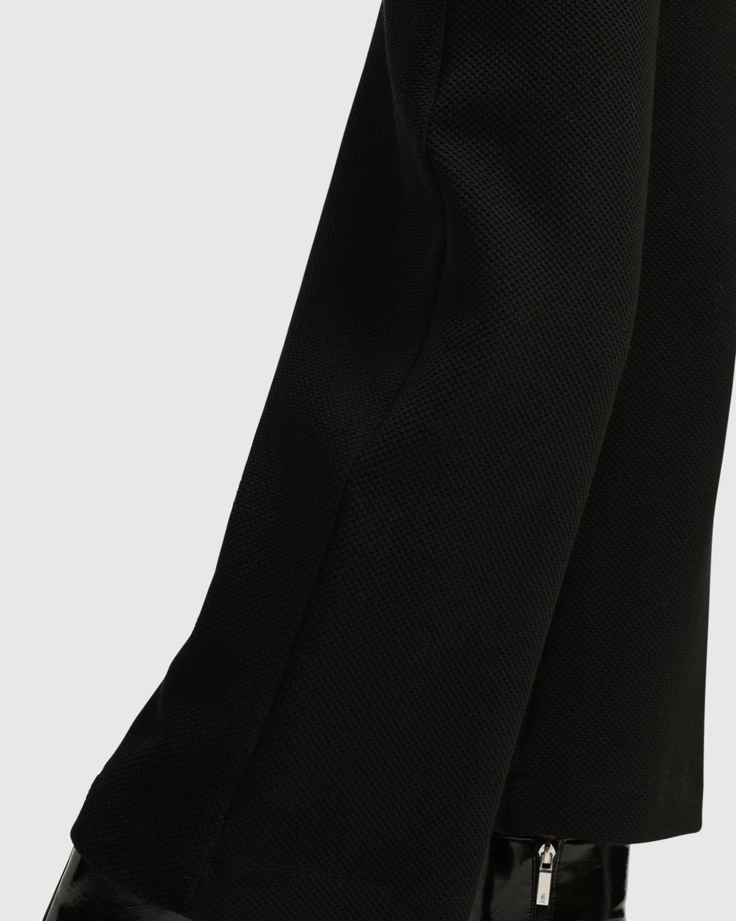 Women Alembika Superb Waffle Weave Ankle Pants, Black