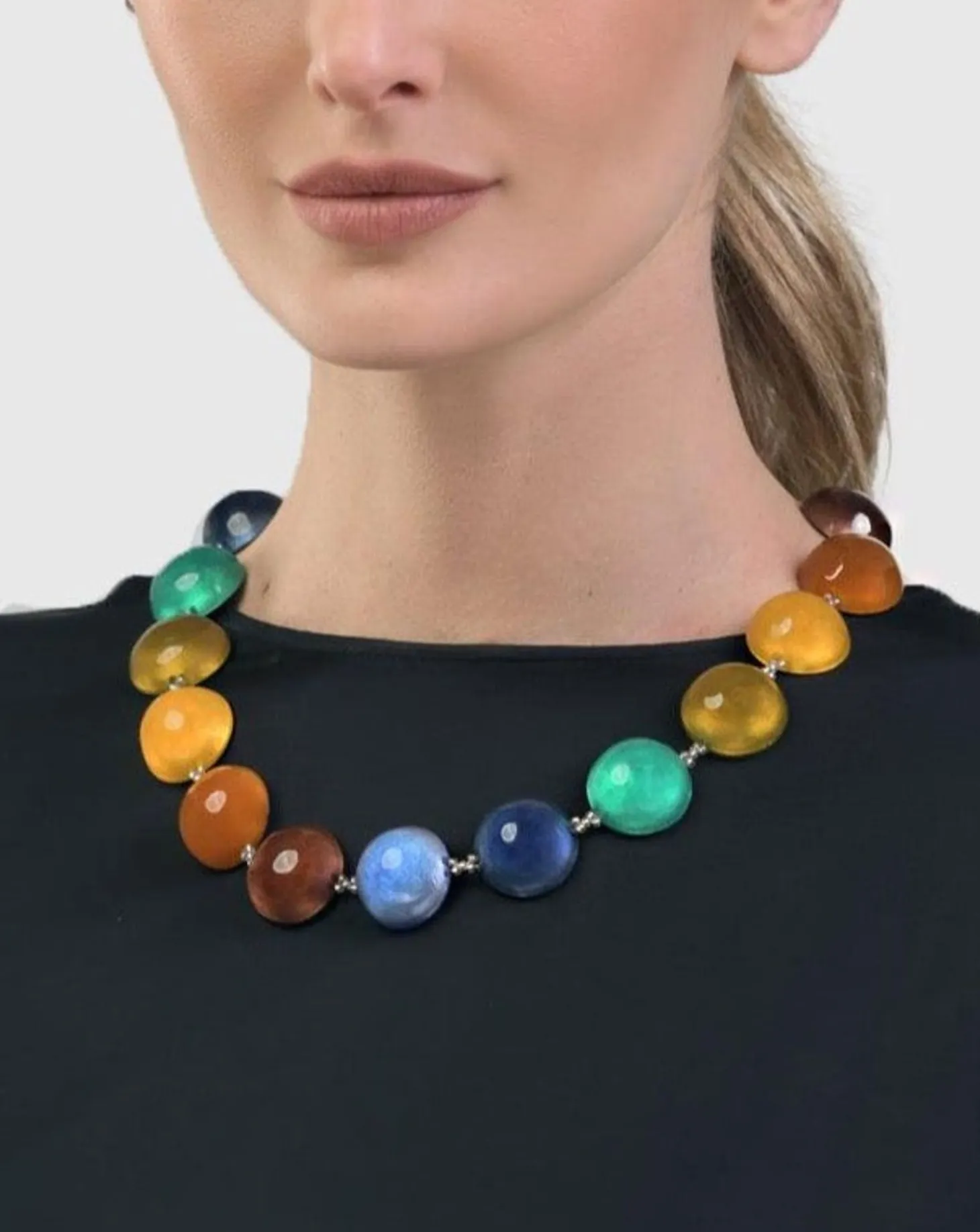 Women Alembika Sweetheart Necklace, Multi