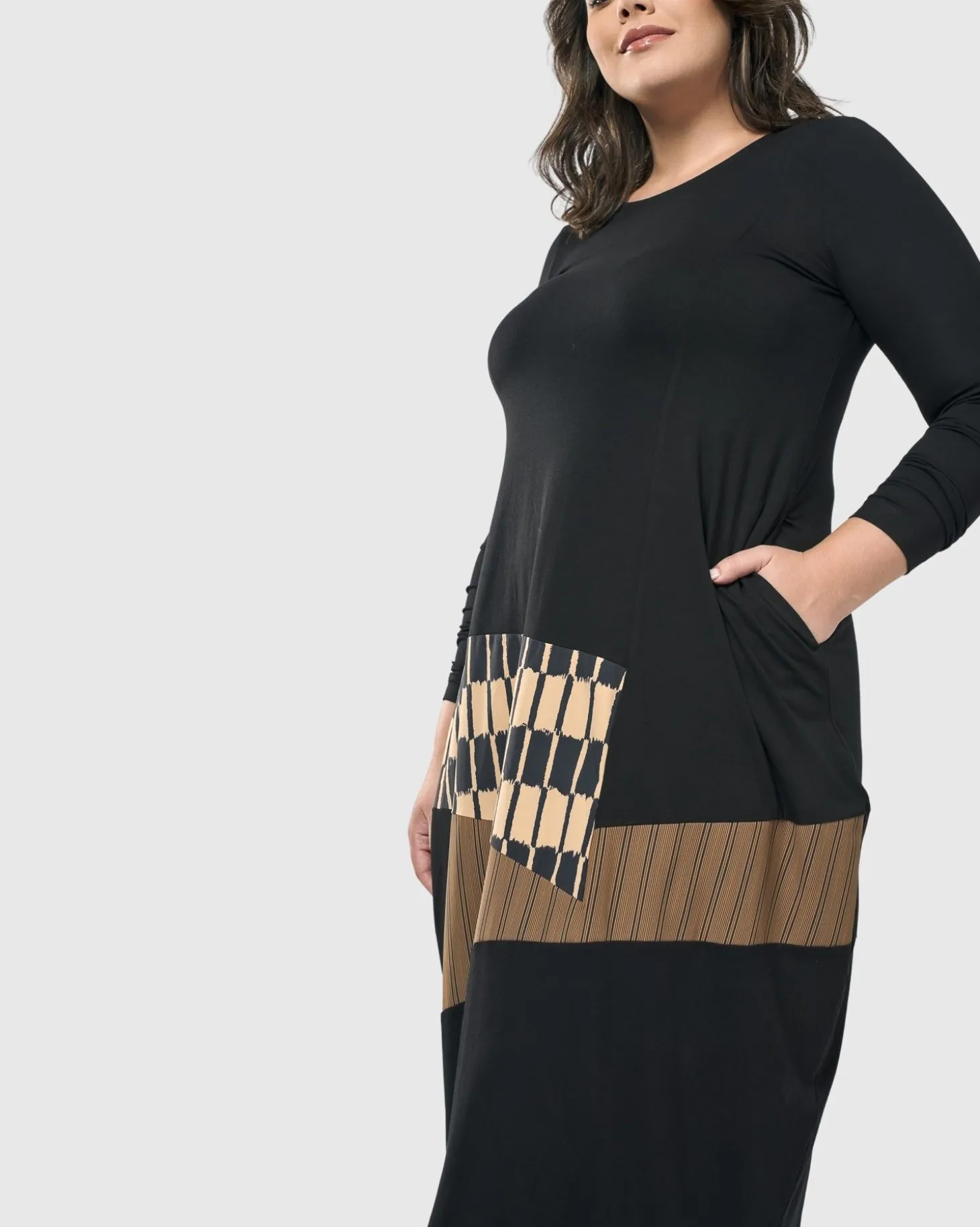 Women Alembika Sycamore Cocoon Dress, Coffee