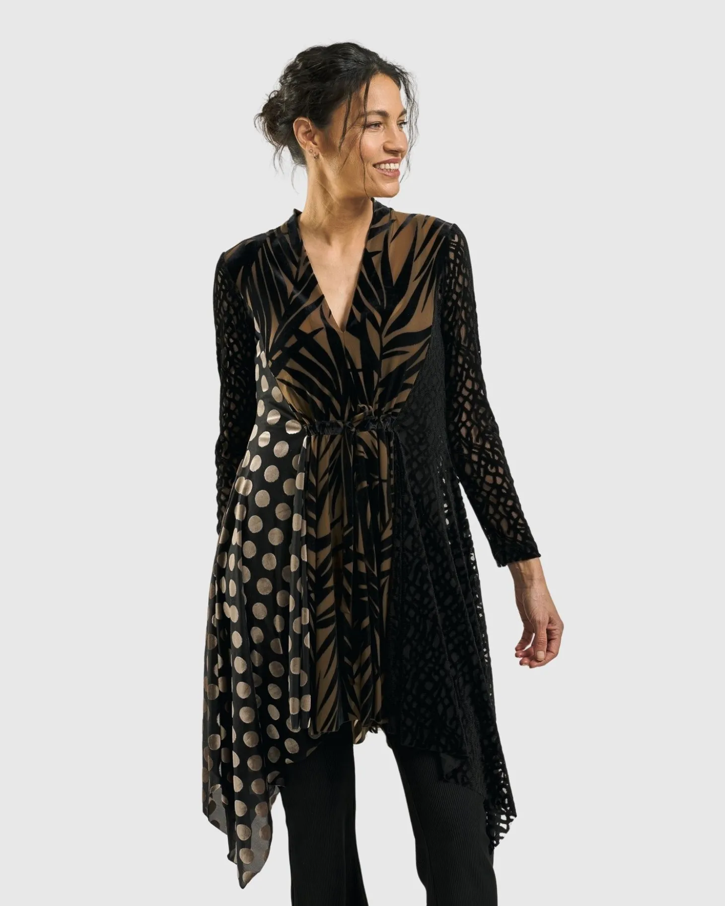 Women Alembika Synergy Tunic Top, Gold