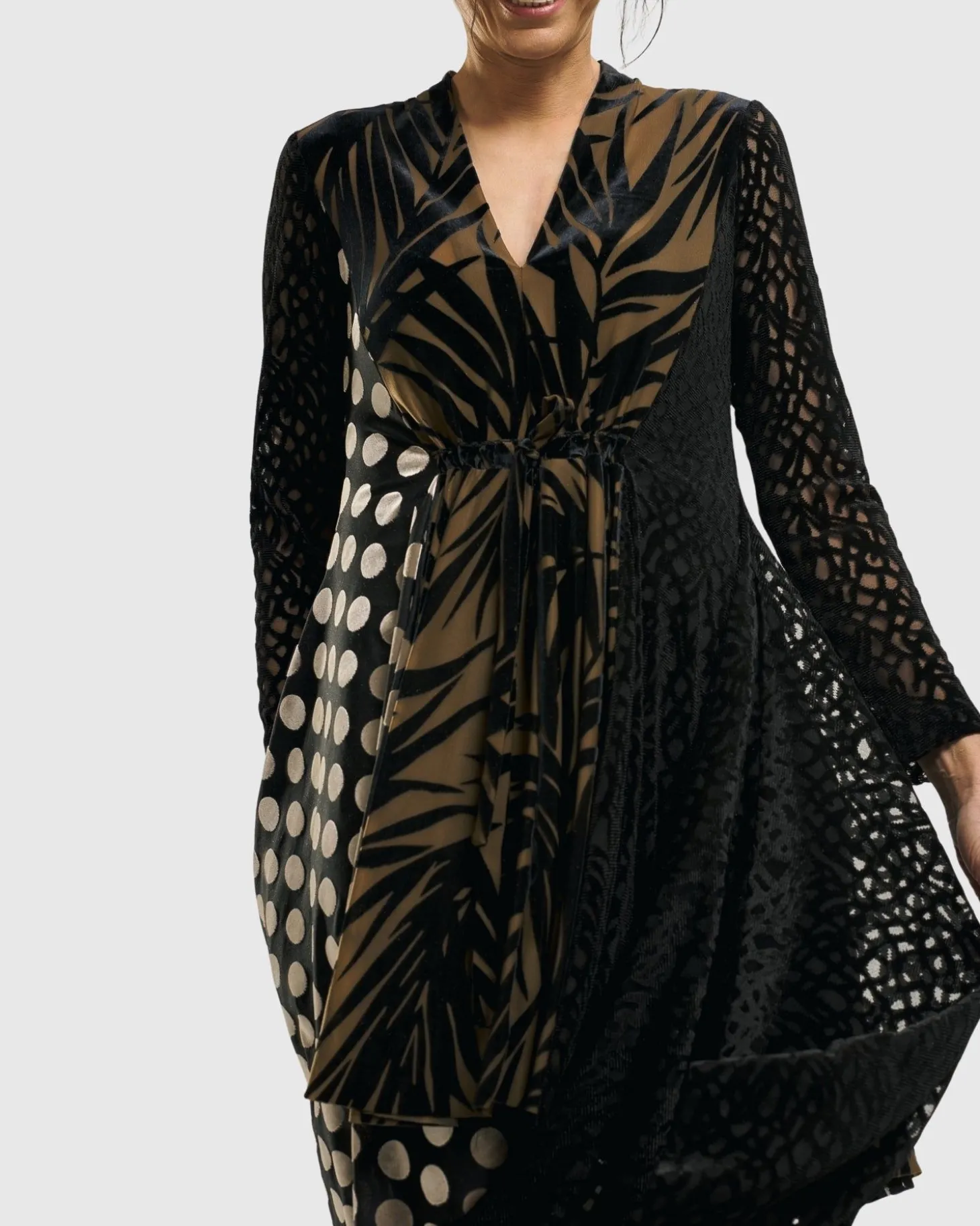 Women Alembika Synergy Tunic Top, Gold