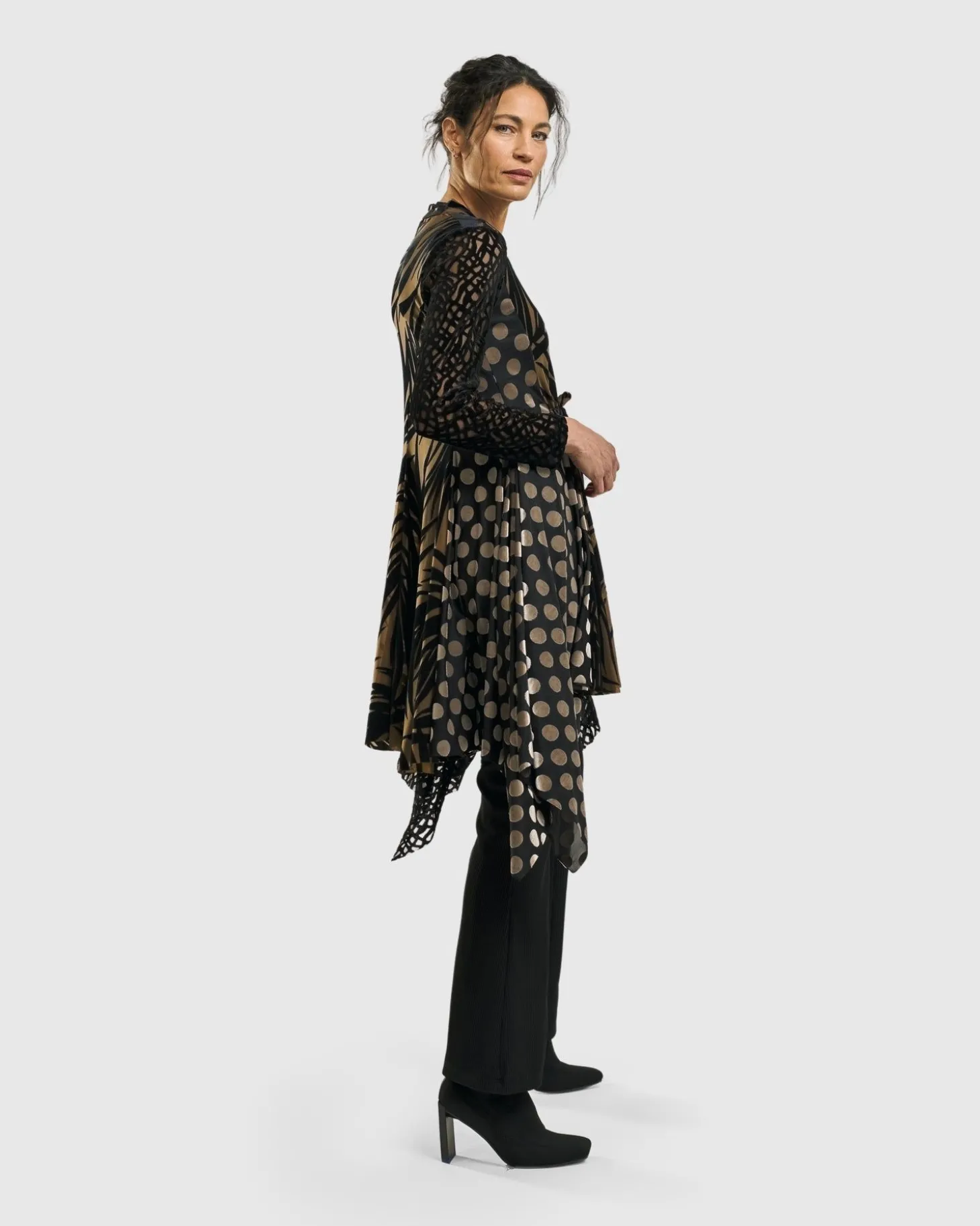 Women Alembika Synergy Tunic Top, Gold