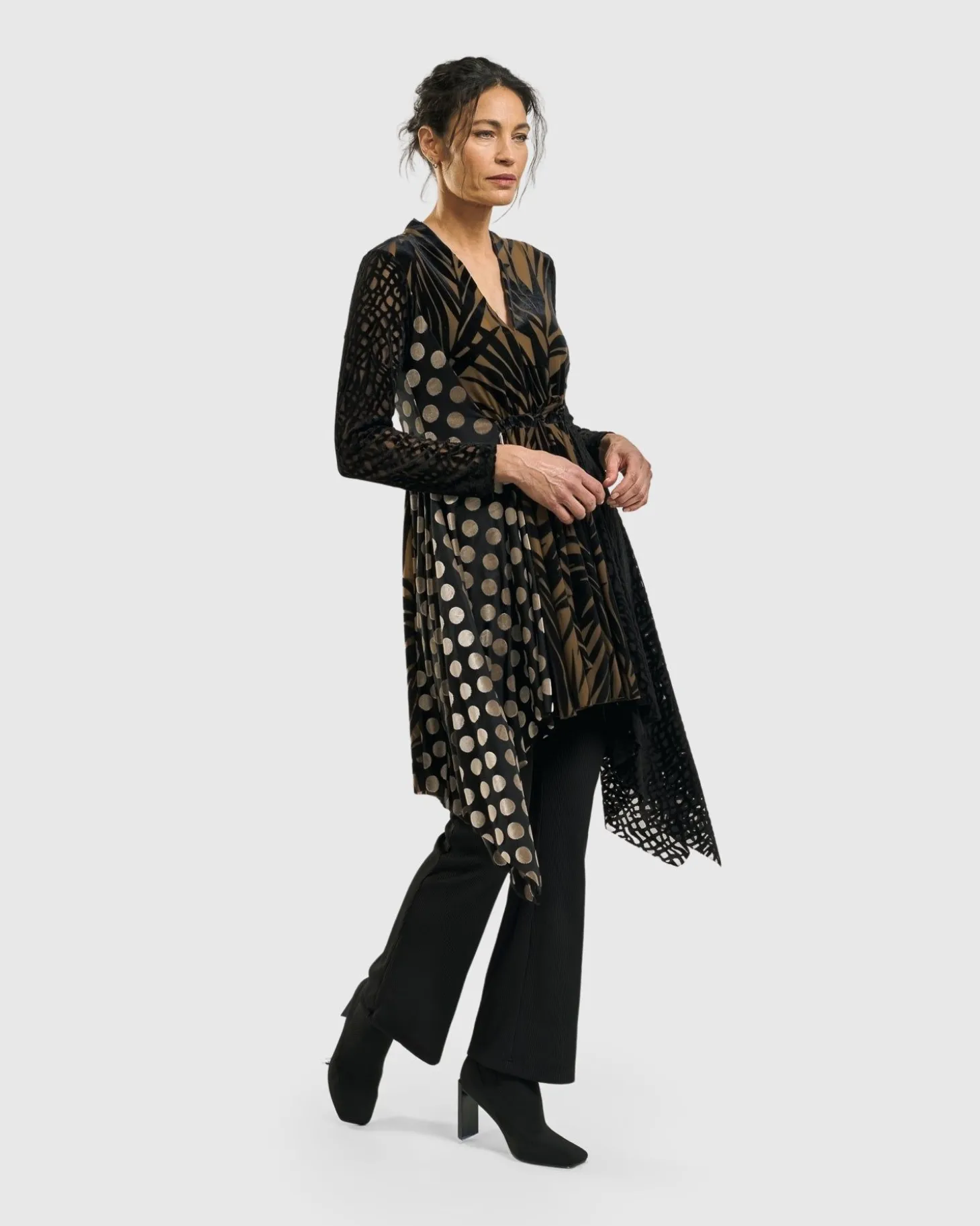 Women Alembika Synergy Tunic Top, Gold