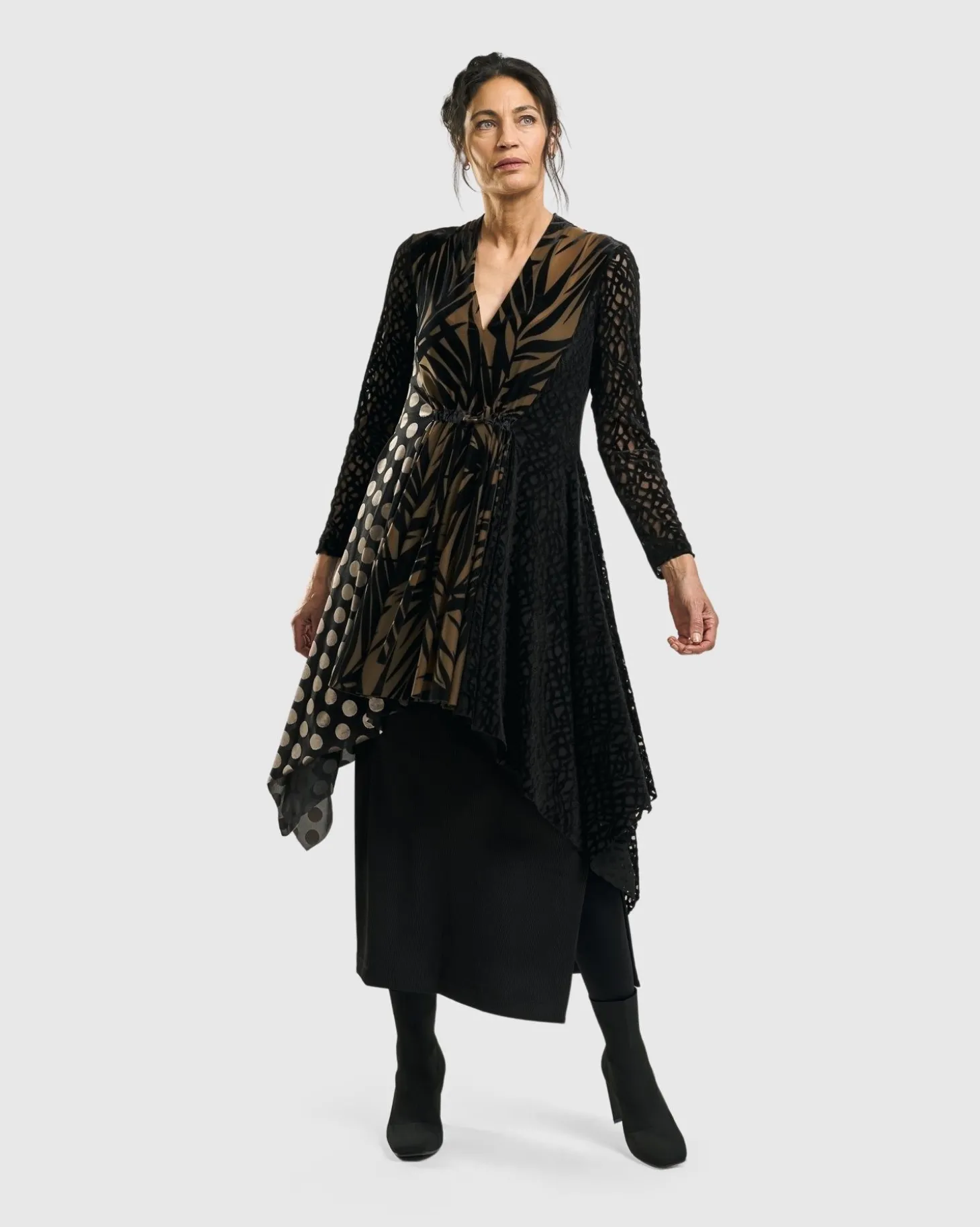 Women Alembika Synergy Tunic Top, Gold
