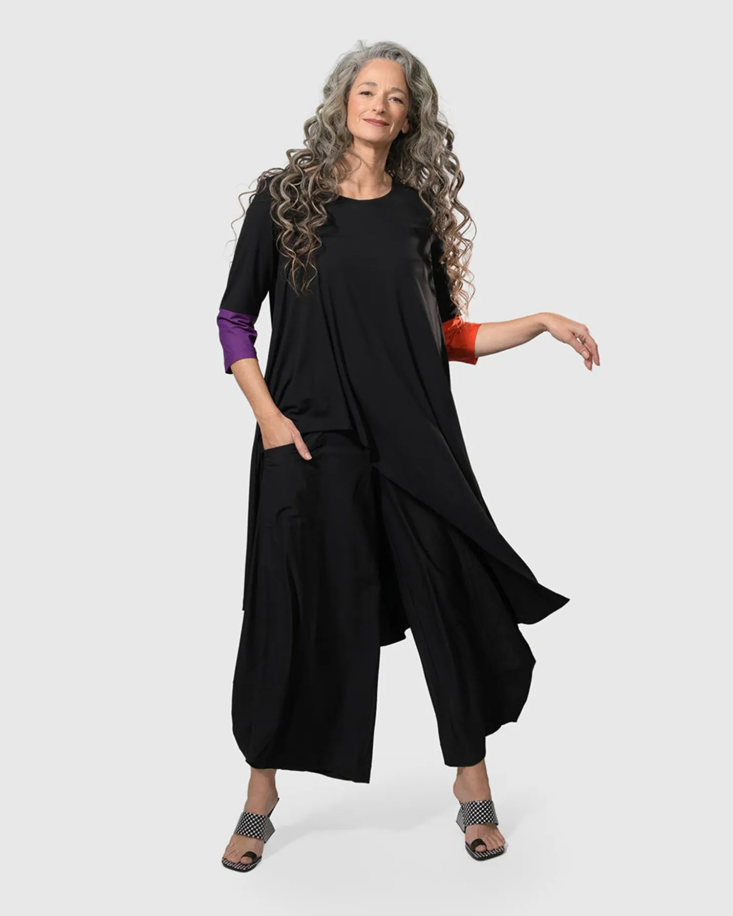 Women Alembika Tekbika Belinda Hi-Lo Tunic Top, Multi