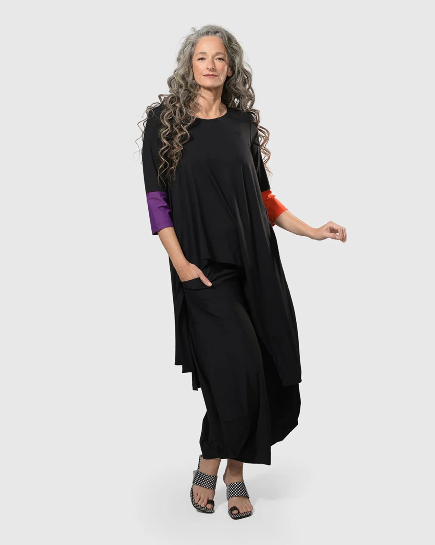 Women Alembika Tekbika Belinda Hi-Lo Tunic Top, Multi