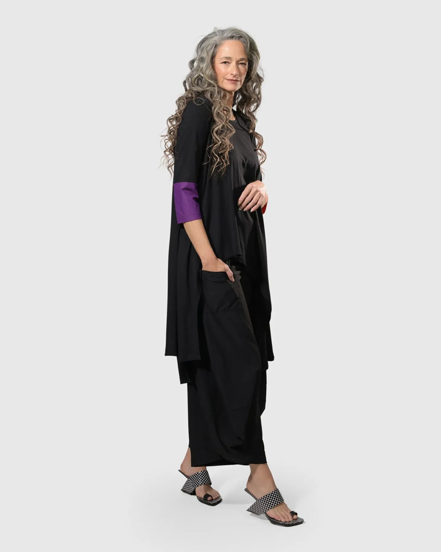 Women Alembika Tekbika Belinda Hi-Lo Tunic Top, Multi