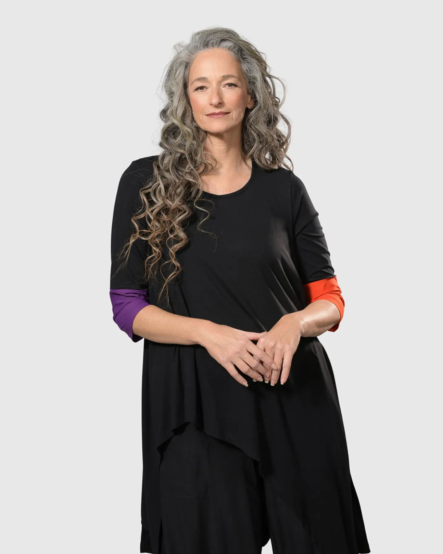 Women Alembika Tekbika Belinda Hi-Lo Tunic Top, Multi