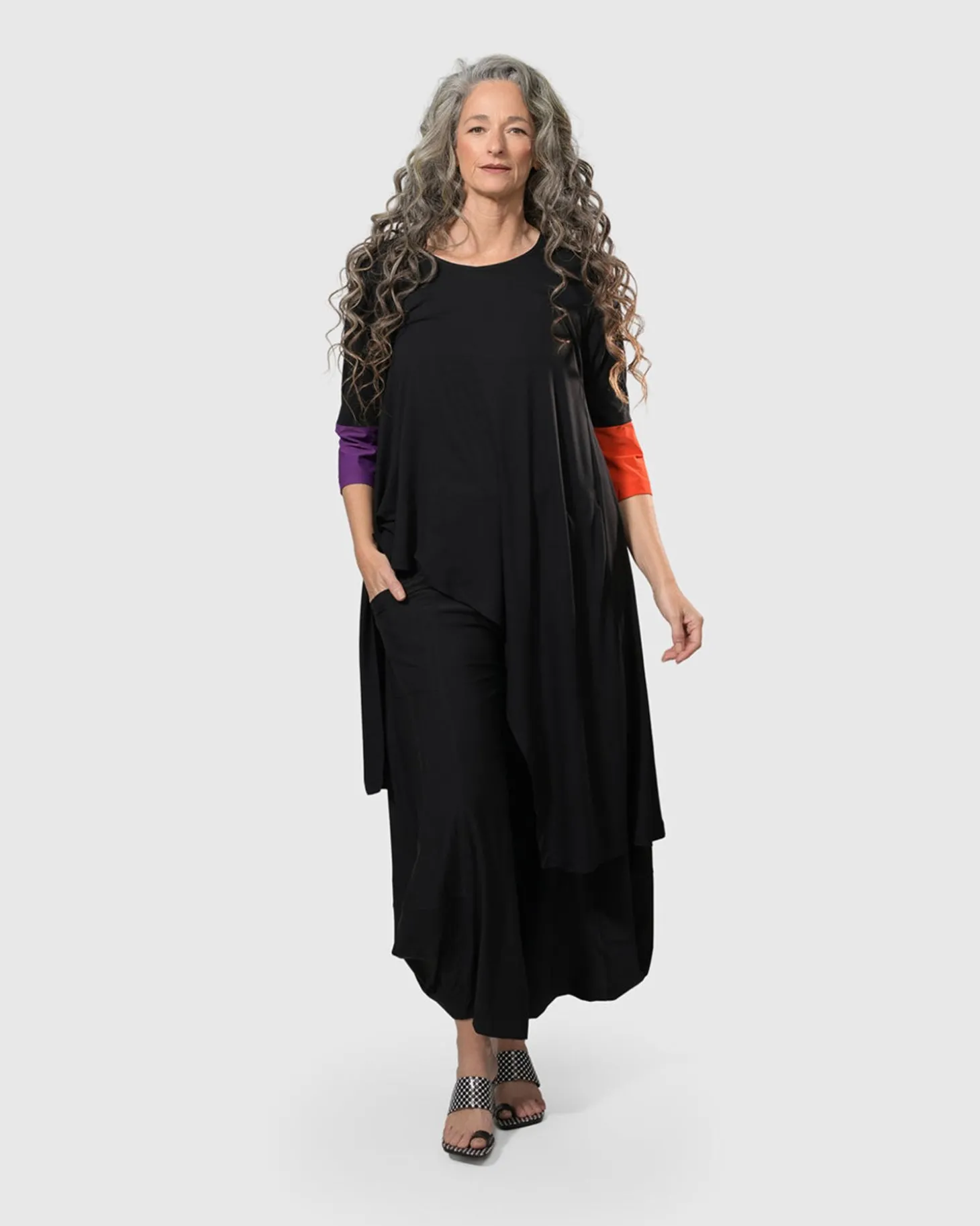 Women Alembika Tekbika Belinda Hi-Lo Tunic Top, Multi