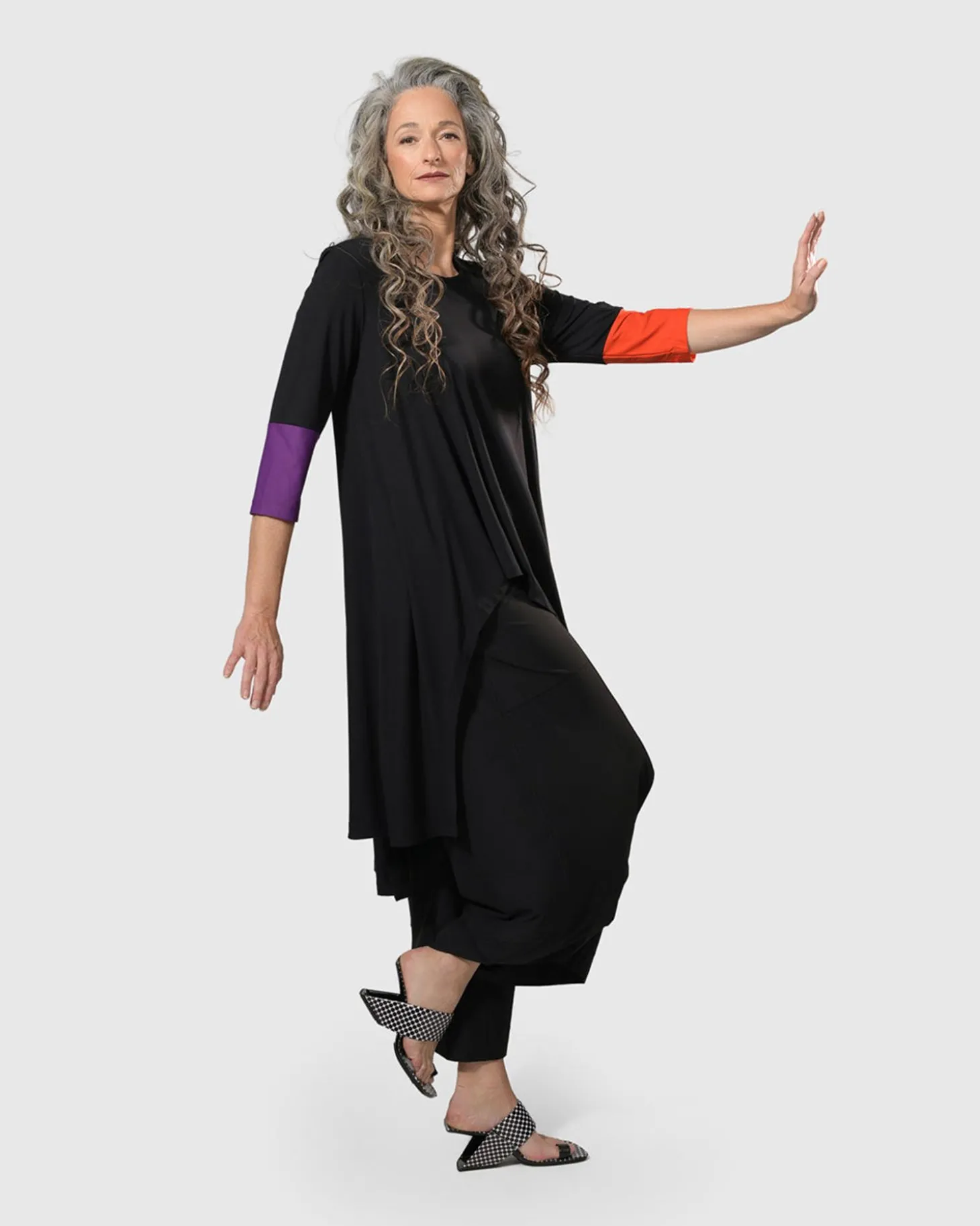 Women Alembika Tekbika Belinda Hi-Lo Tunic Top, Multi
