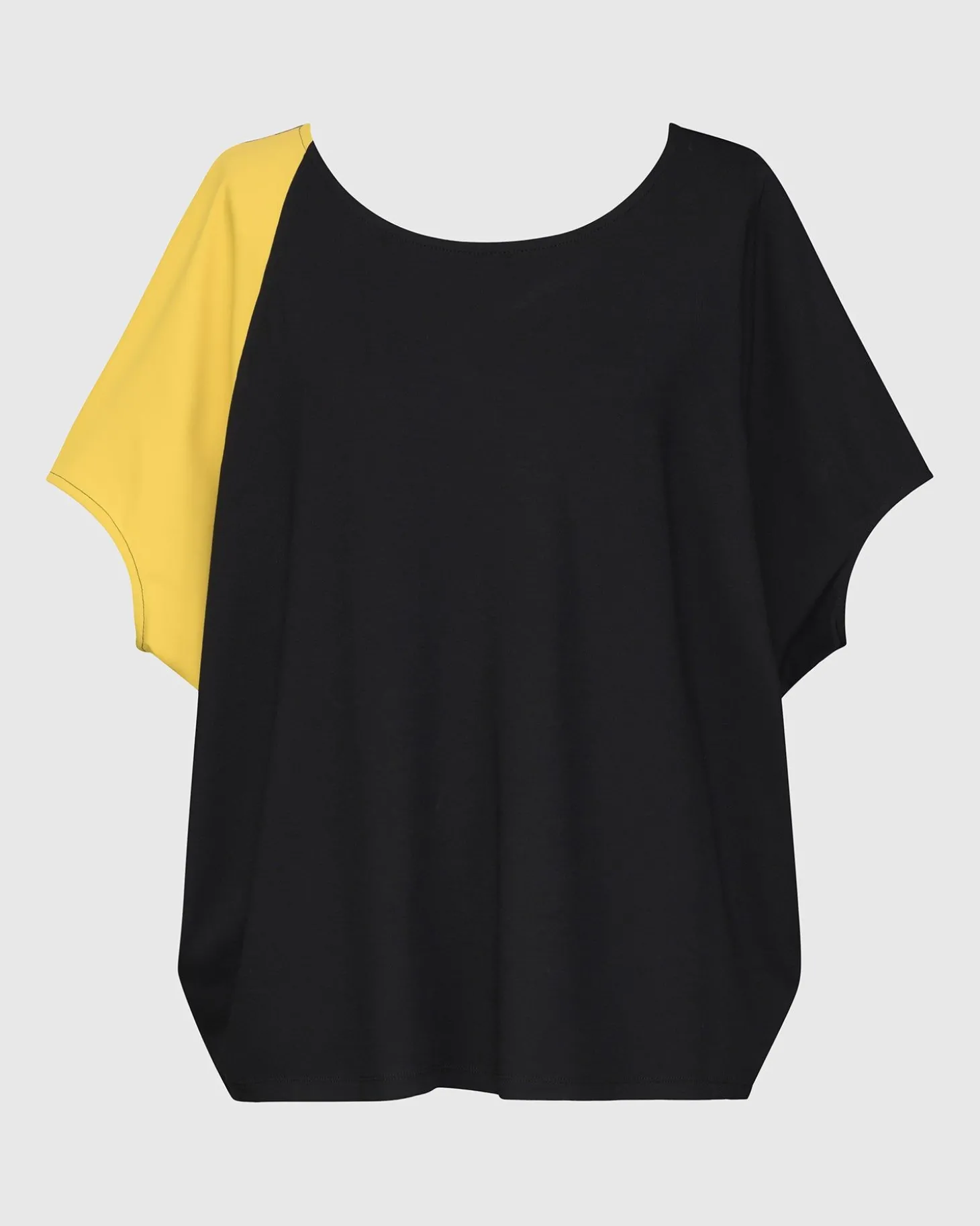 Women Alembika Tekbika Bliss Boxy Top, Multi (Yellow/Purple)