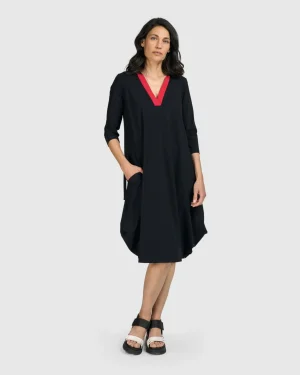 Women Alembika Tekbika Celine Dress, Black