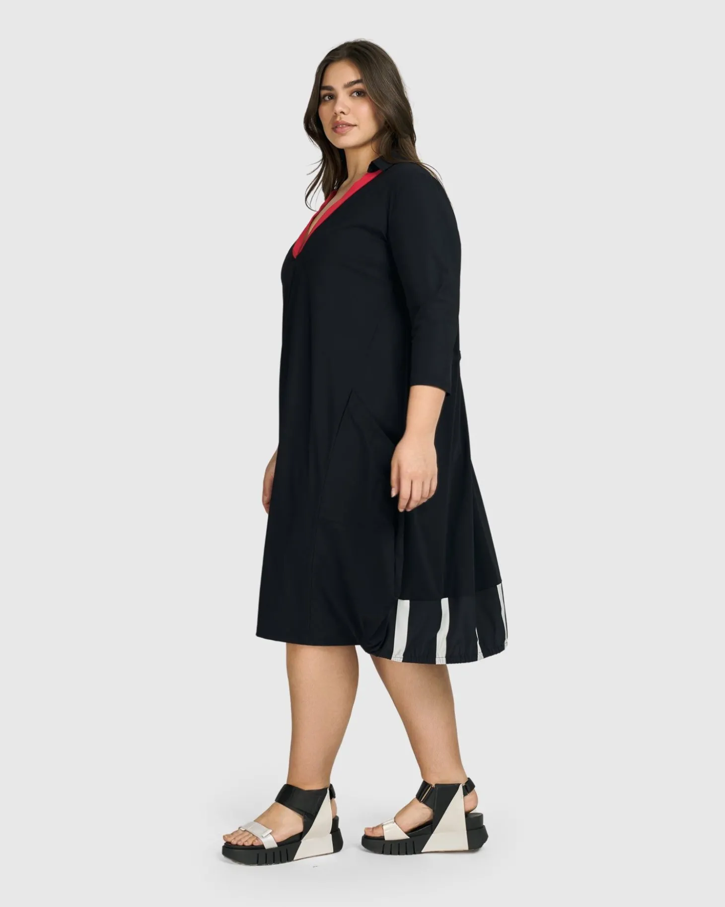 Women Alembika Tekbika Celine Dress, Black
