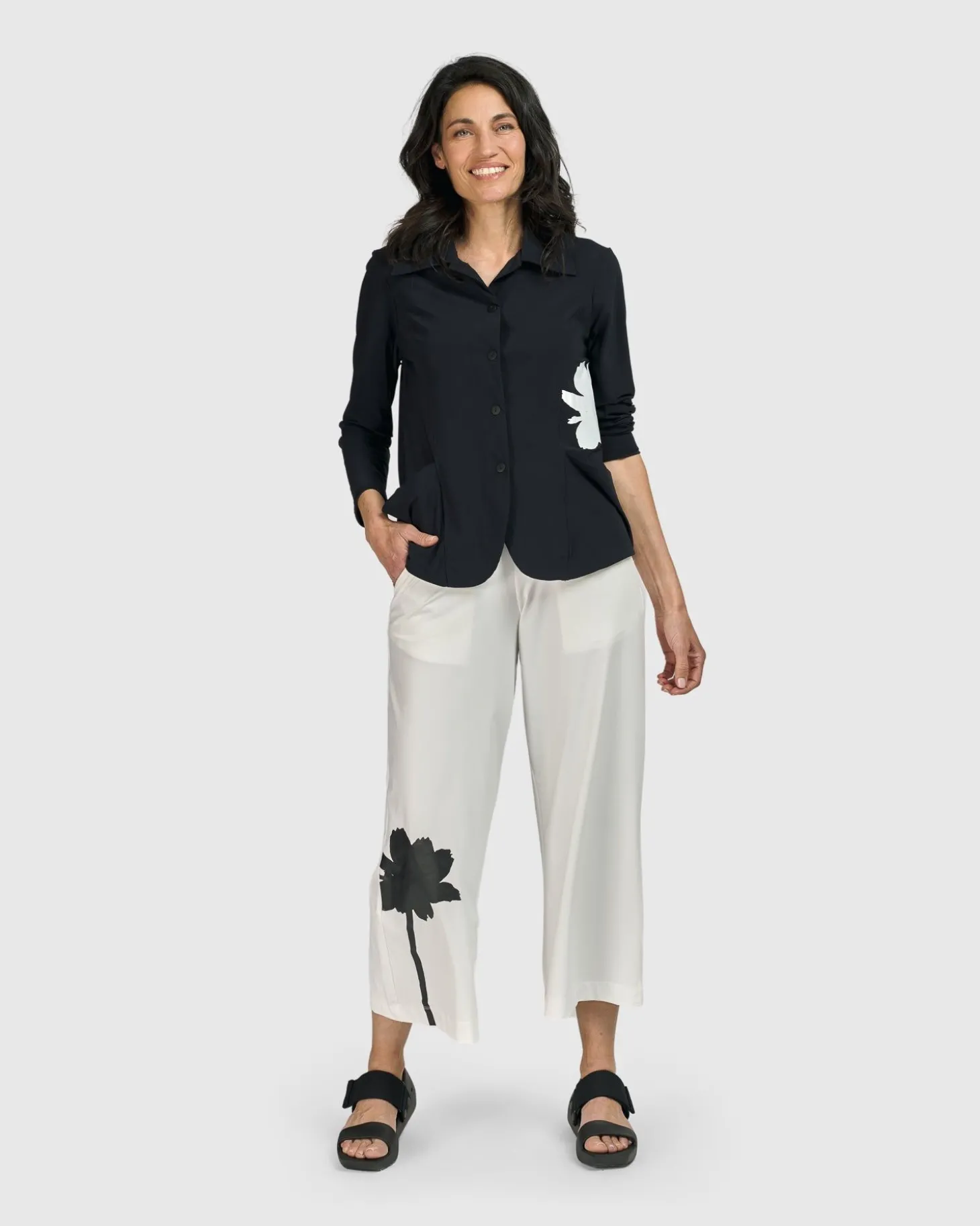 Women Alembika Tekbika Colette Pants, Flower