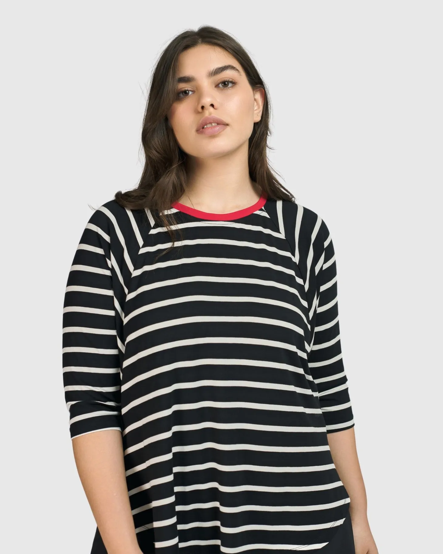 Women Alembika Tekbika De Beauvoir Tee, Stripes