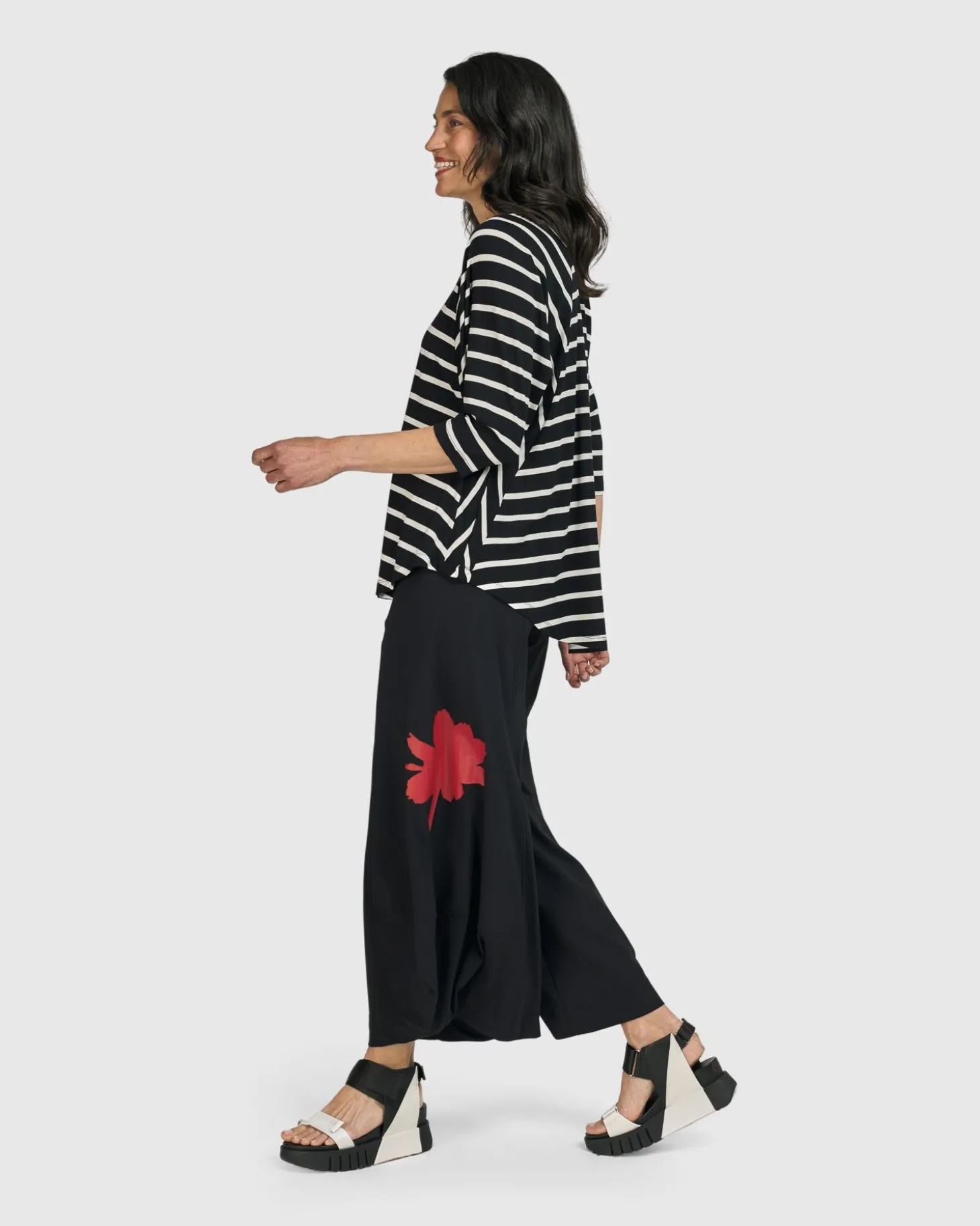 Women Alembika Tekbika De Beauvoir Tee, Stripes