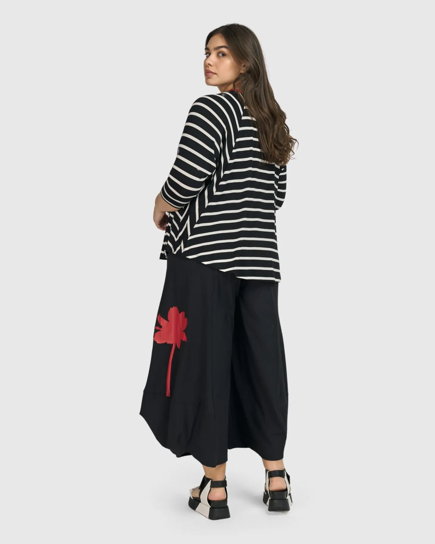 Women Alembika Tekbika De Beauvoir Tee, Stripes