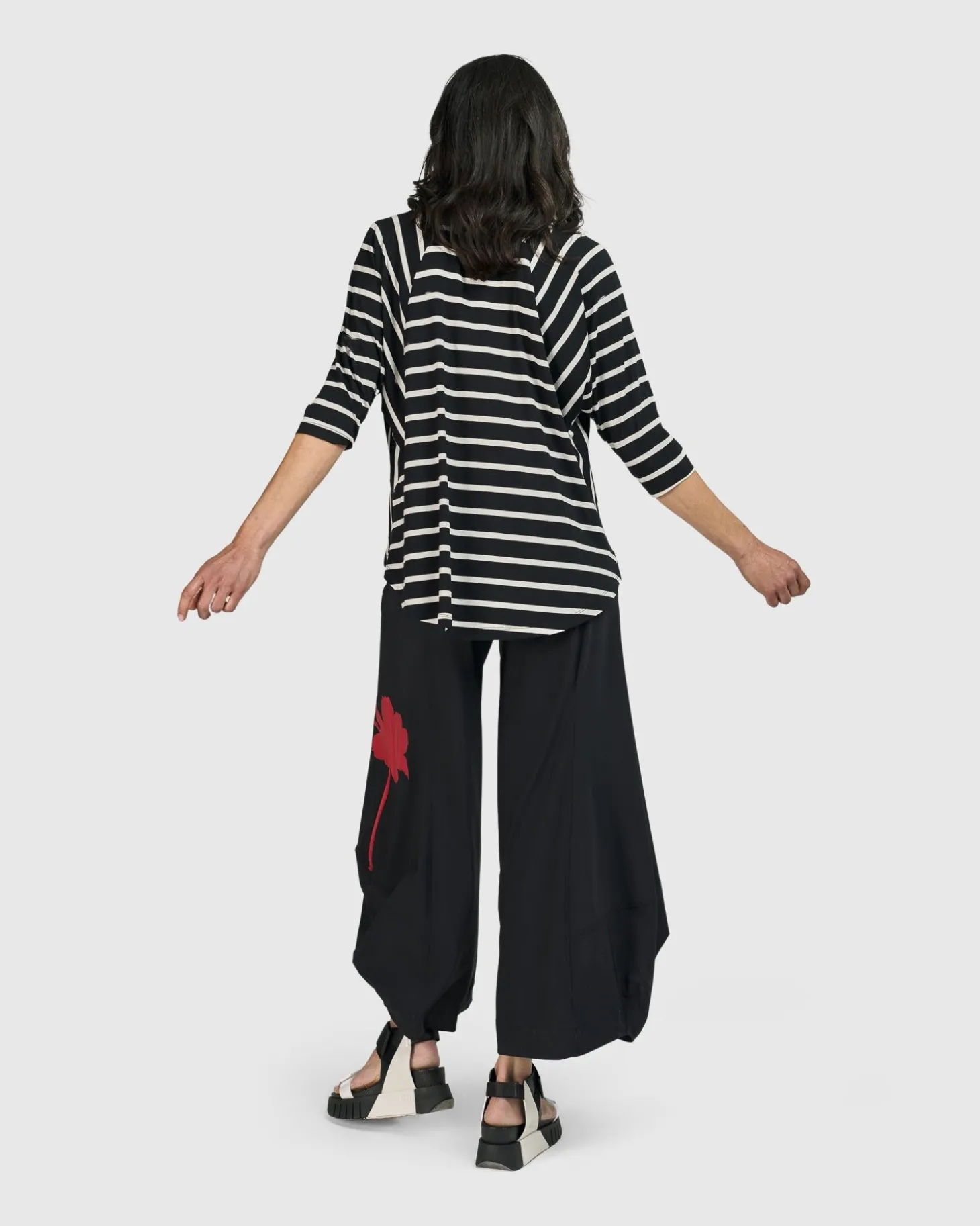 Women Alembika Tekbika De Beauvoir Tee, Stripes